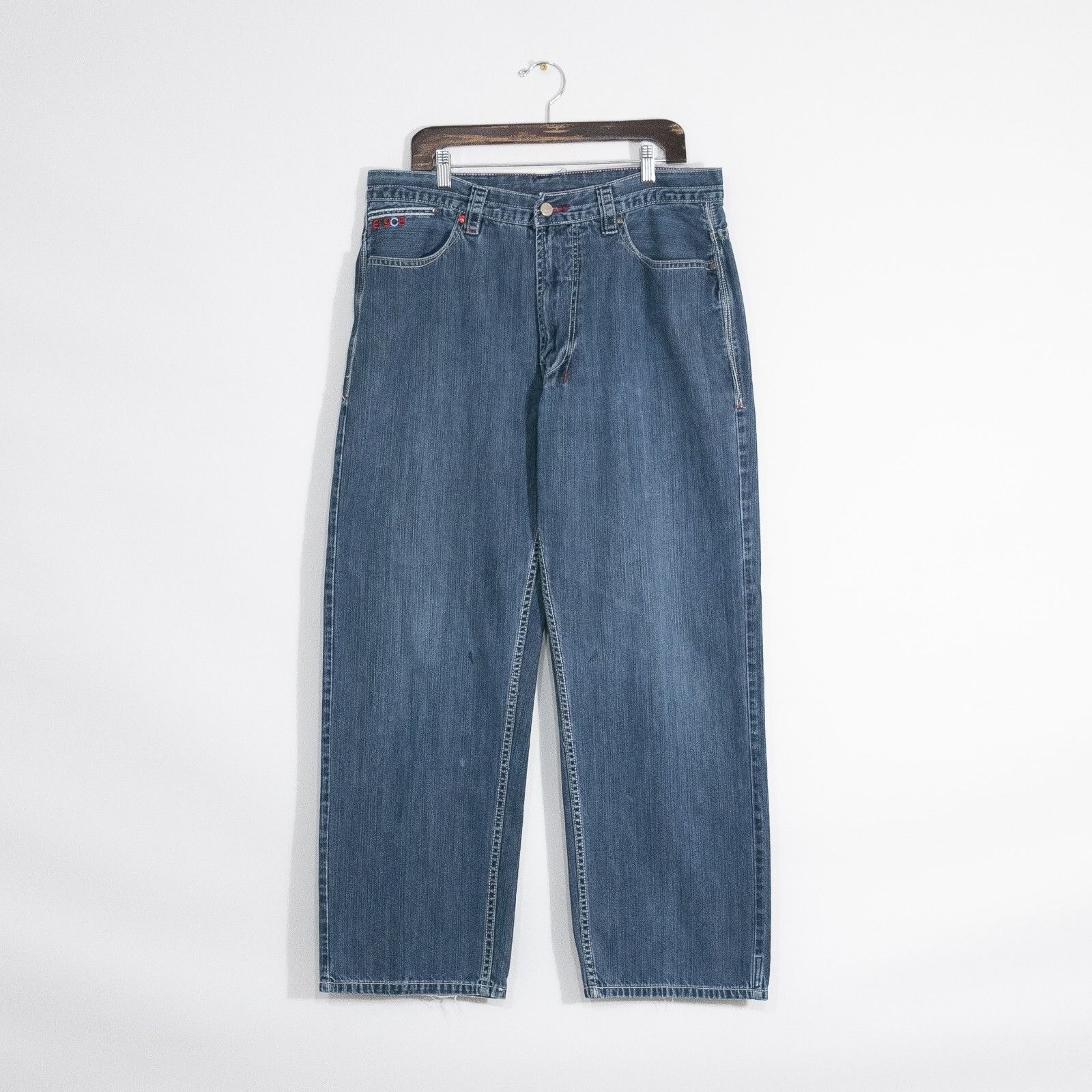 Enyce × Vintage Vintage Y2K Enyce Baggy Jeans 36x30 - Streetwear Distressed Size US 36 / EU 52 - 1 Thumbnail