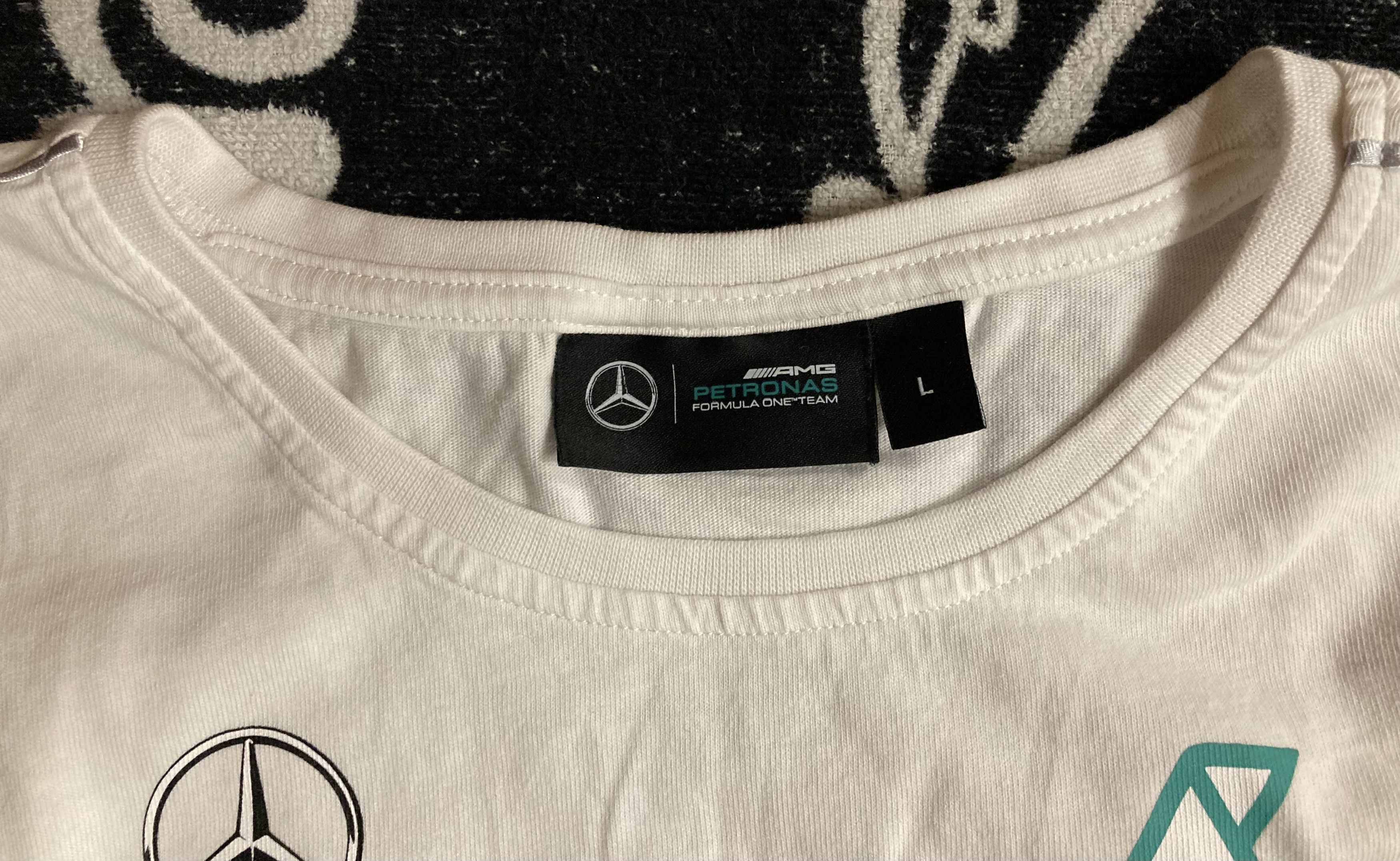 Mercedes-Benz Mercedes AMG F1 Team Hugo Boss Tee Lewis Hamilton Valtteri. Size M / US 6-8 / IT 42-44 - 3 Thumbnail