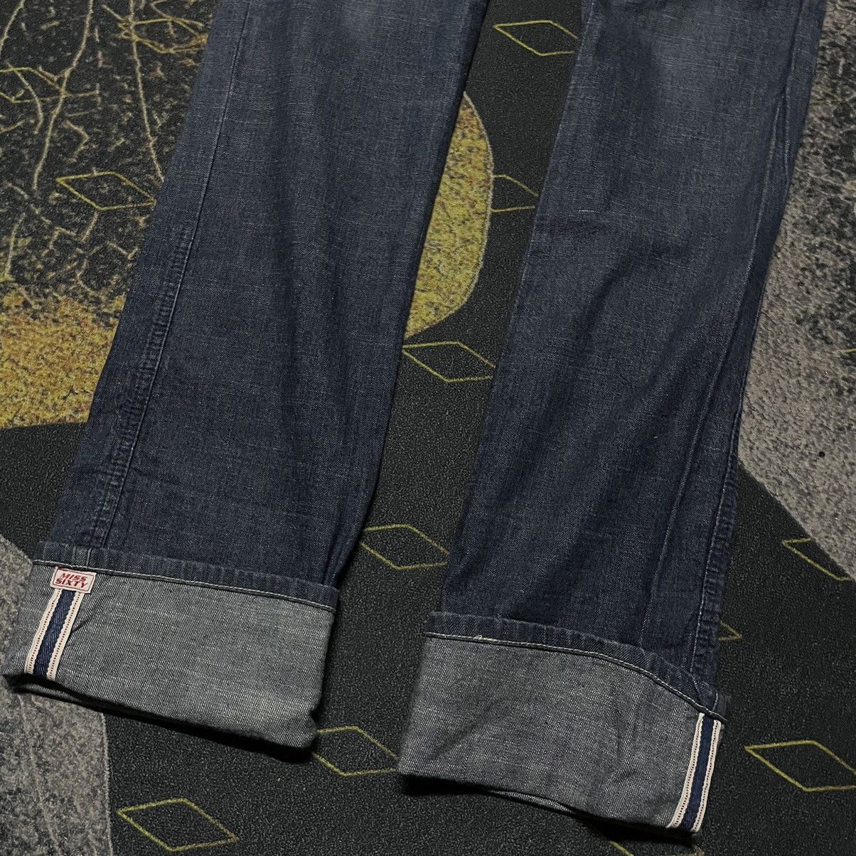 Designer × Miss Sixty 💥- Miss Sixty Selvedge Strechy Jeans With Skirt Size 28" / US 6 / IT 42 - 4 Thumbnail