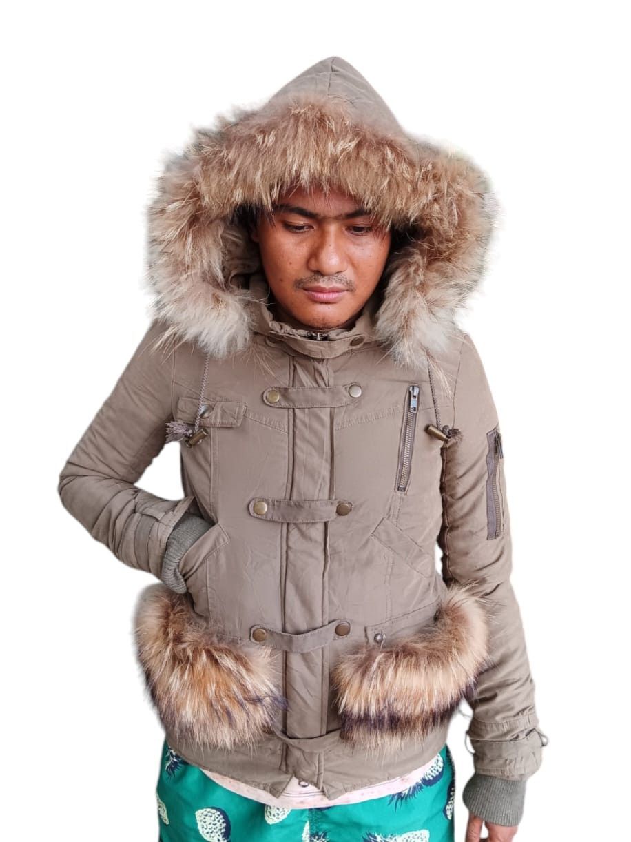 14th Addiction Murua fur hoodie & pocket japanese lgb style jacket Size US S / EU 44-46 / 1 - 18 Thumbnail