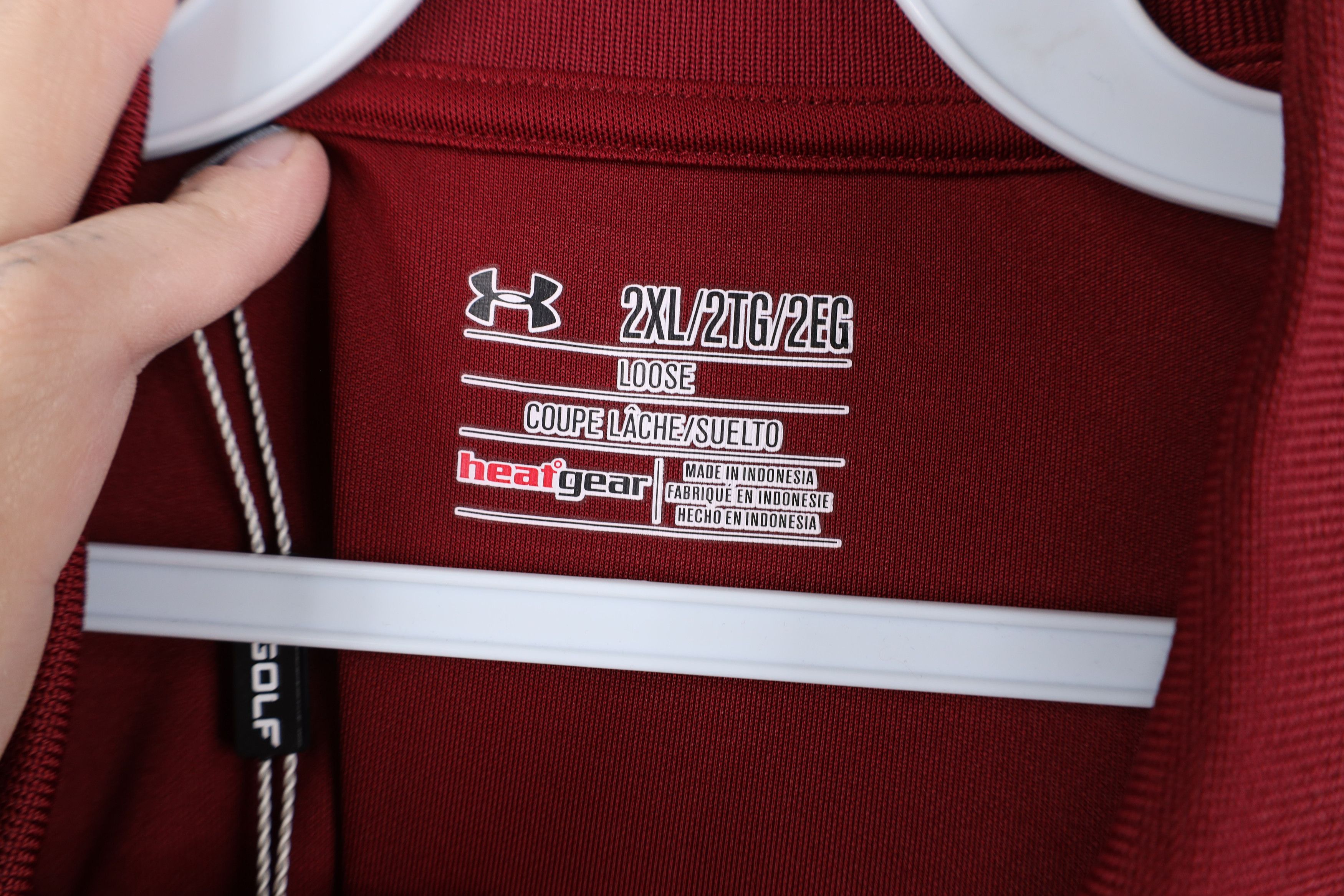 Under Armour New Under Armour Military USMC Marines Golf Polo Shirt Red Size US XXL / EU 58 / 5 - 8 Thumbnail