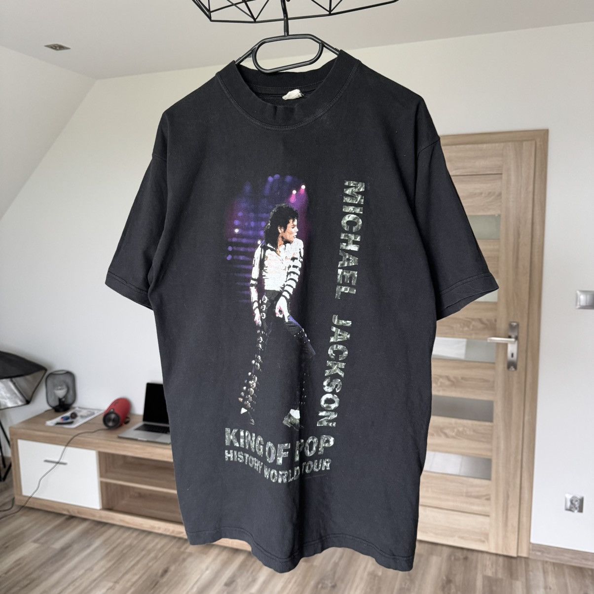 Michael Jackson × Vintage 1996 Michael Jackson King of Pop History World Tour 90s Size US M / EU 48-50 / 2 - 15 Thumbnail