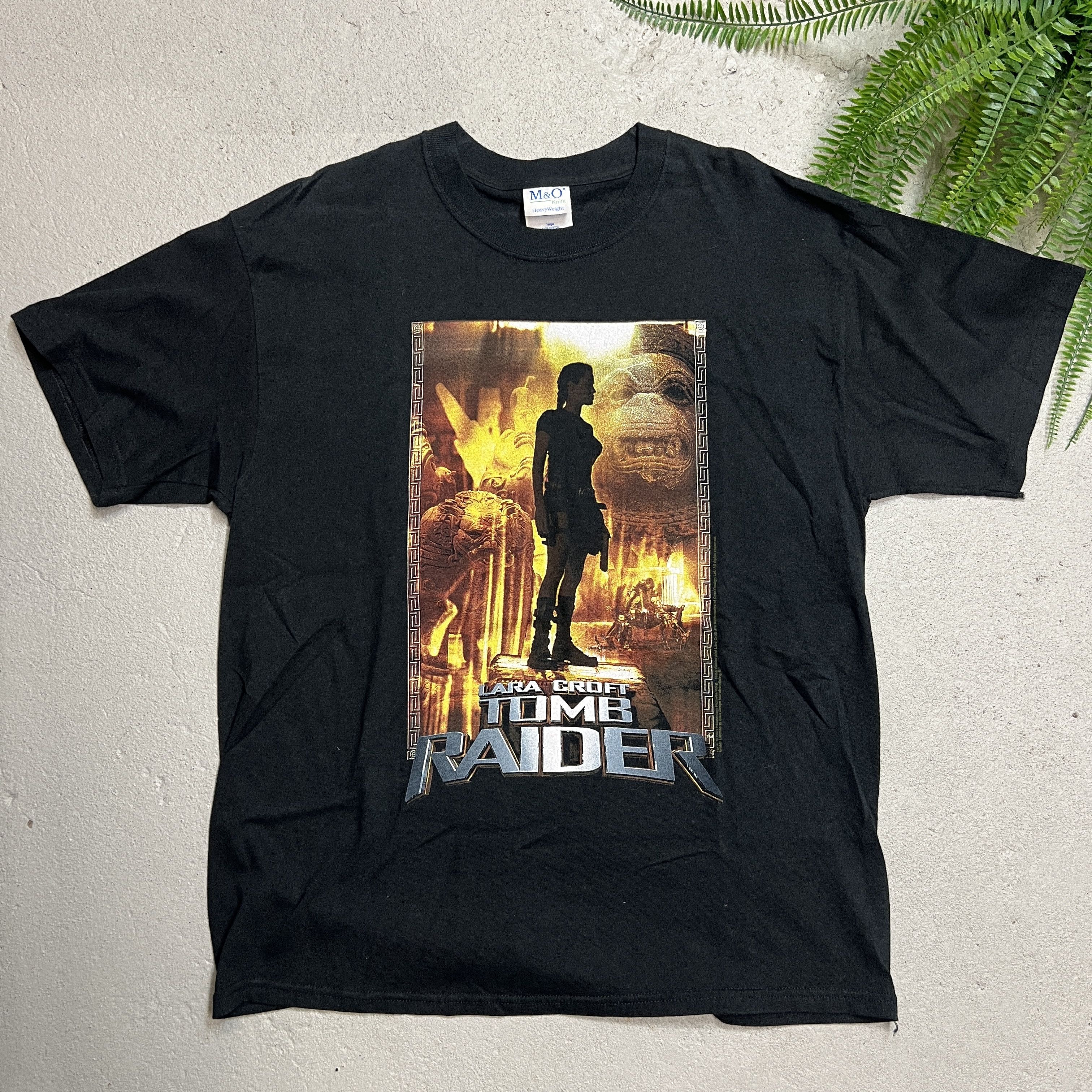 Vintage 2001 Tomb Raider Lara Croft Vintage Promo Tee Size US L / EU 52-54 / 3 - 2 Thumbnail