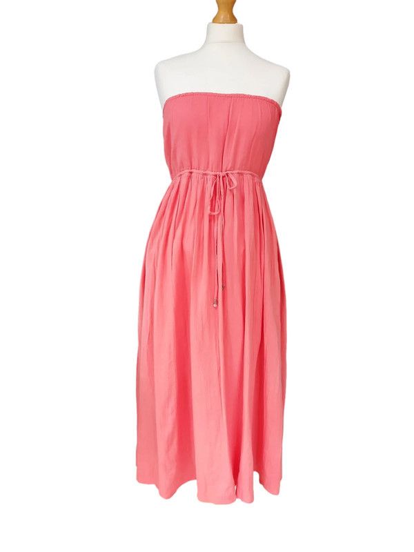 Victoria's Secret Moda International coral midi dress XL UK 16 18 Size XL / US 12-14 / IT 48-50 - 1 Thumbnail