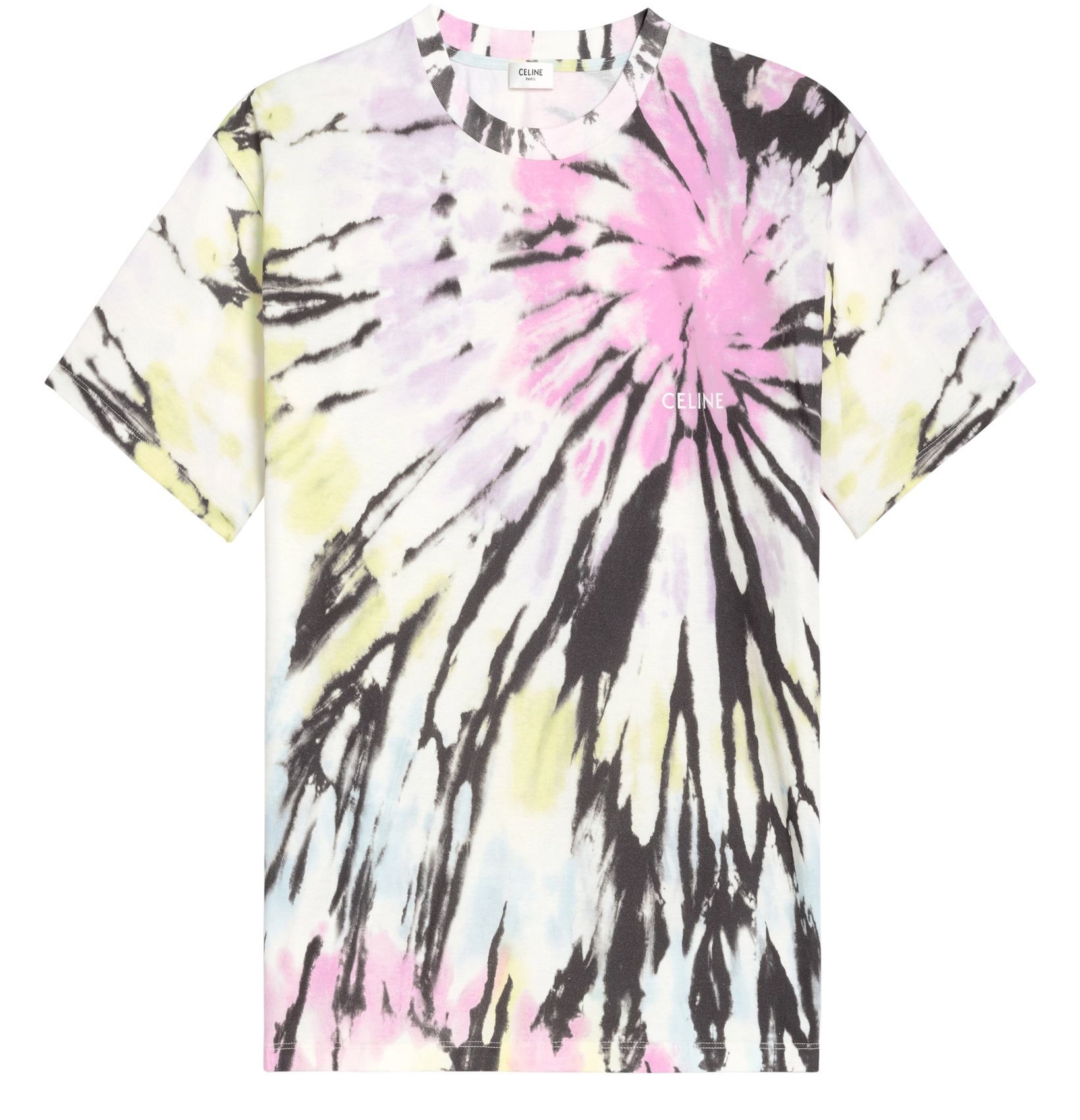 Celine o1bcso1str1124 Cotton Jersey Loose T-Shirt in Multicolor Size US XS / EU 42 / 0 - 1 Thumbnail