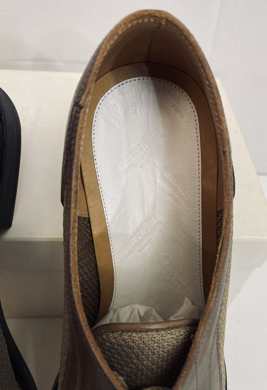 Maison Margiela Maison Margiela 22 🇮🇹 Brown Captoe Hybrid Mesh Derby 11 New Size US 11 / EU 44 - 2 Thumbnail