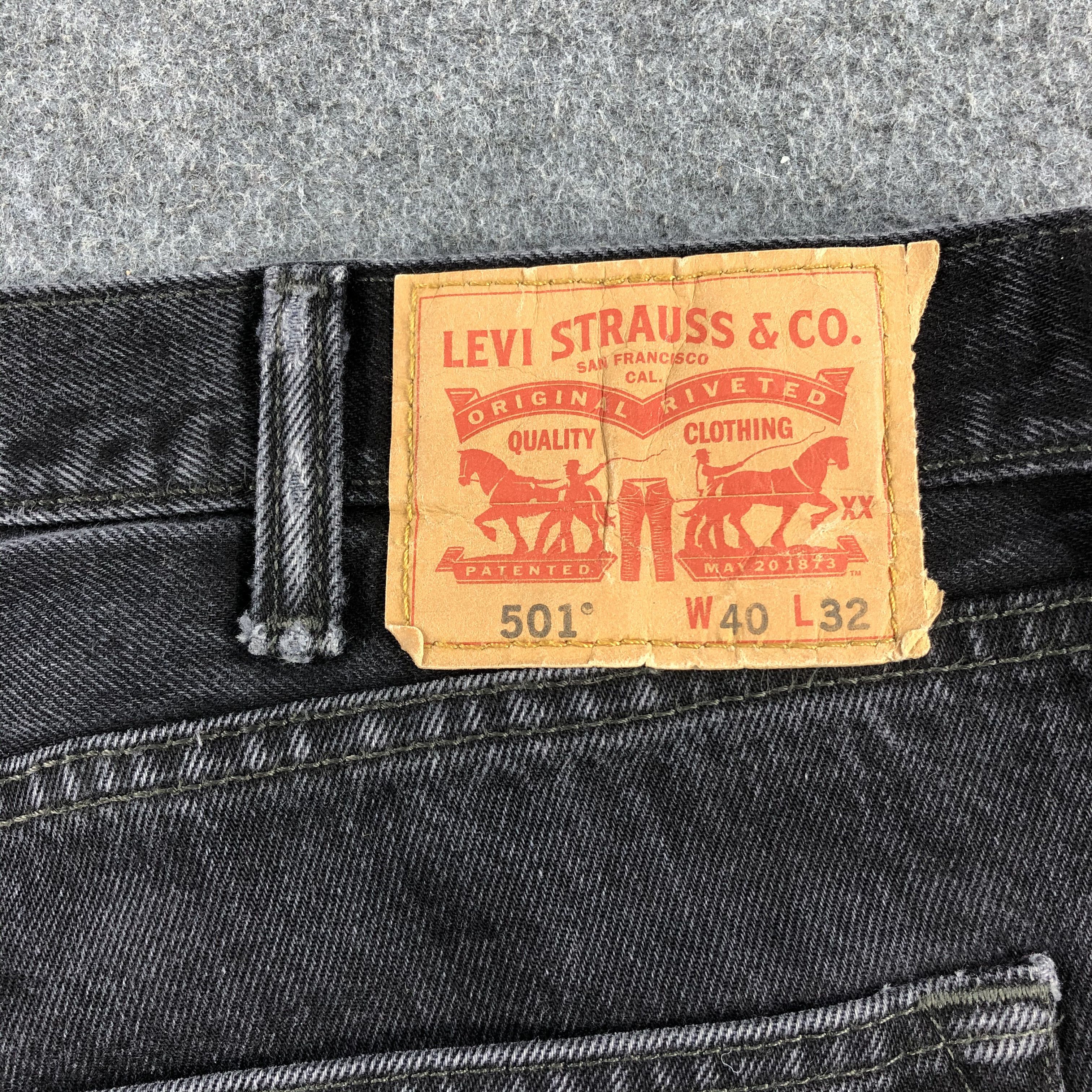 Levi's Vintage Distress Levis 501 Jeans-J1406 Size US 42 / EU 58 - 5 Thumbnail
