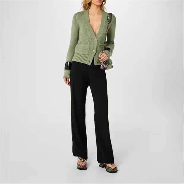 Dries Van Noten o1g2r1mq1024 Cardigan in Mint Green Size S / US 4 / IT 40 - 4 Thumbnail