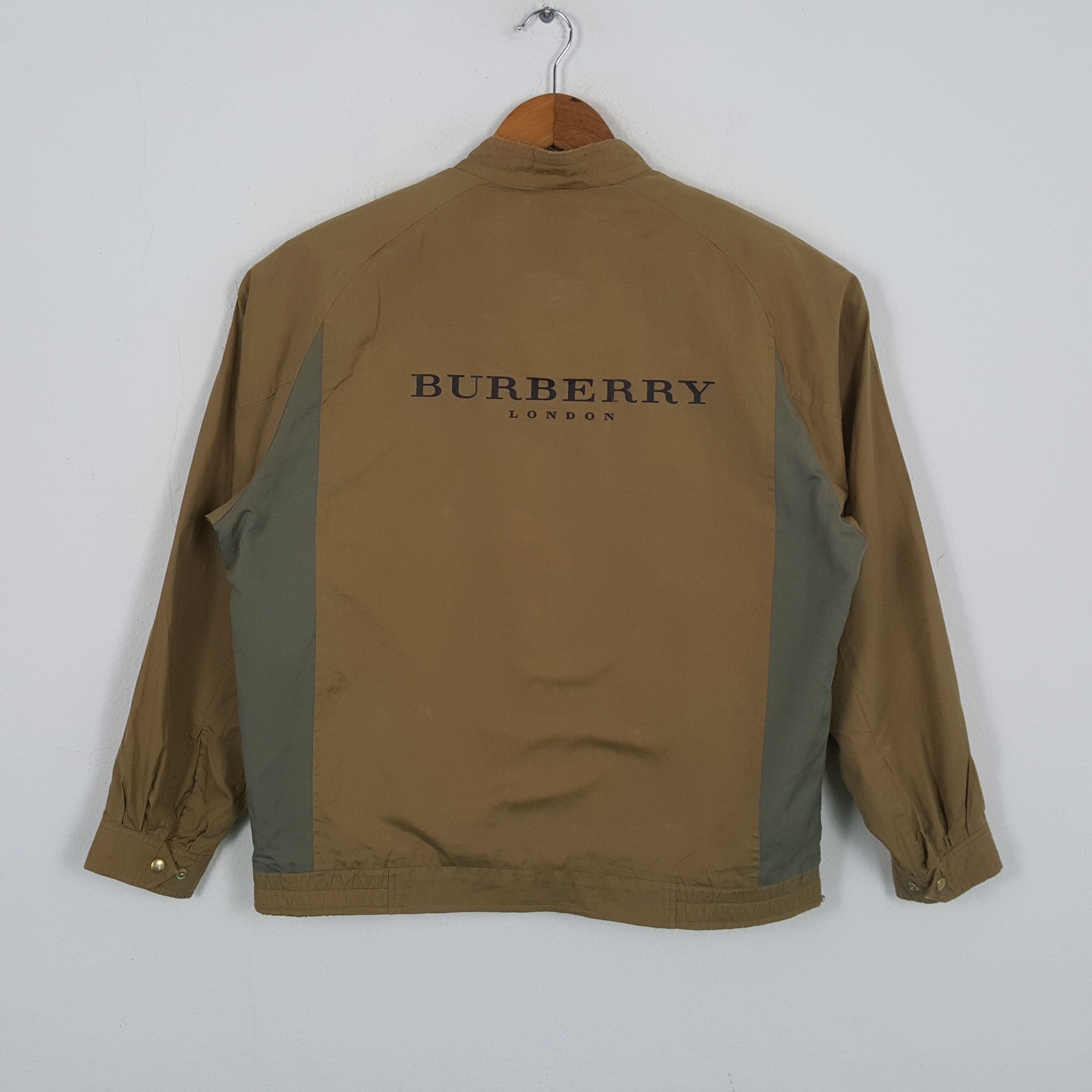 Burberry × Vintage Vintage BURBERRYS Fashion Brand Bombers Custom Jacket Size US M / EU 48-50 / 2 - 1 Thumbnail