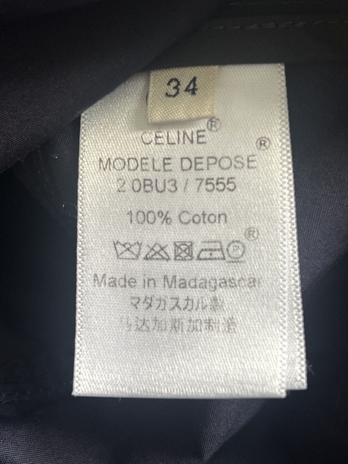Celine Old Celine by Phoebe Philo gather puff sleeves top Size XS / US 0-2 / IT 36-38 - 5 Thumbnail