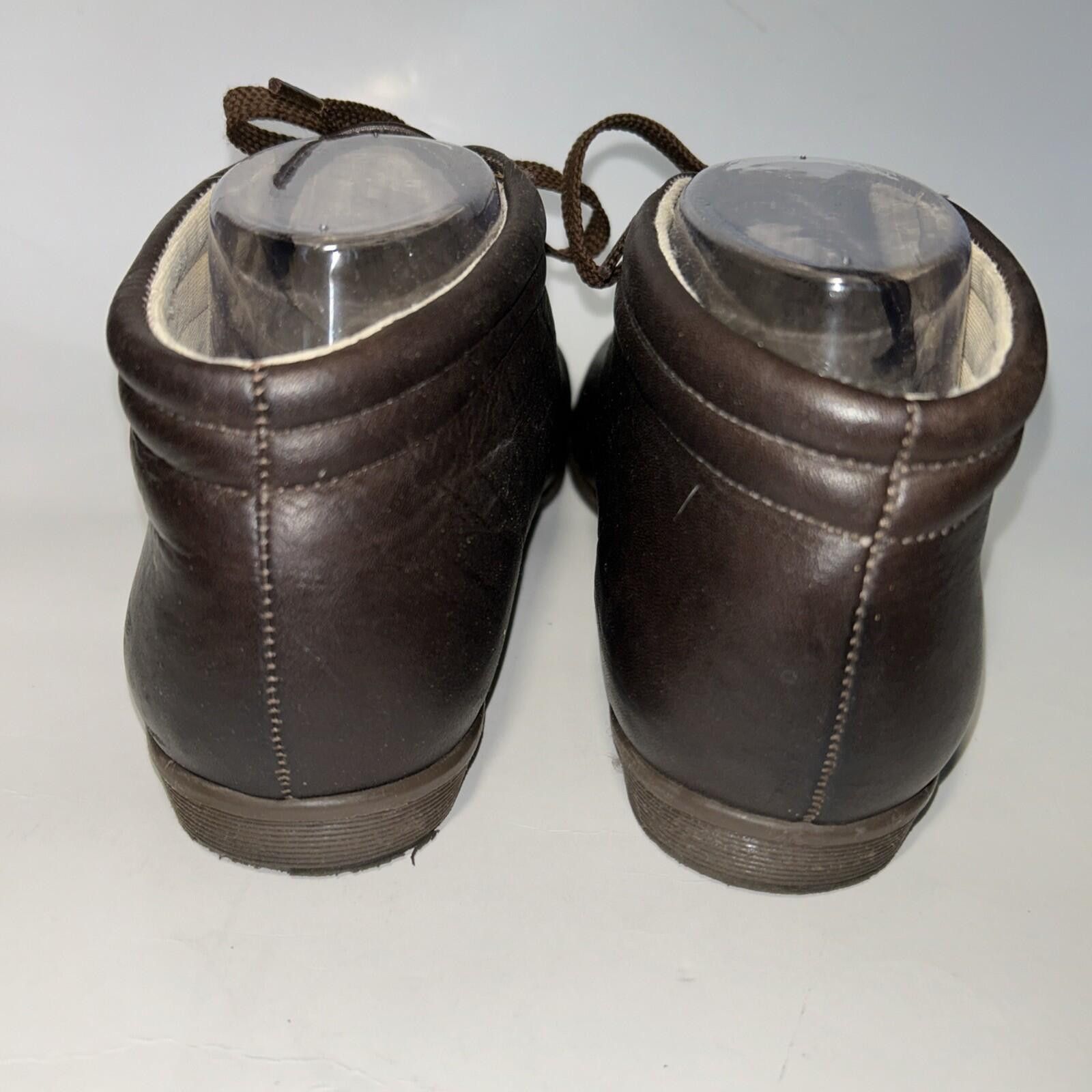 Other Softspots Women’s USA Brown Leather Chukka Size 8W Booties Size US 8 / IT 38 - 3 Thumbnail