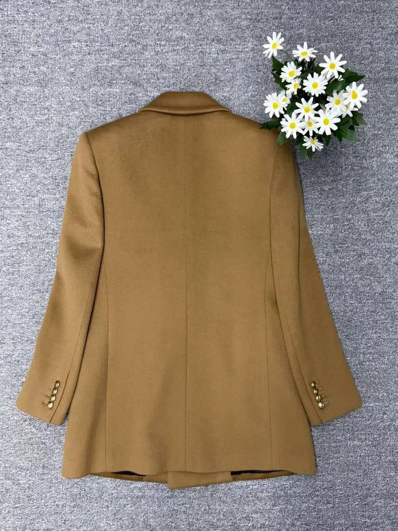 Saint Laurent Paris Saint Laurent Paris Khaki double breasted jacket-2506 Size US M / EU 48-50 / 2 - 2 Thumbnail
