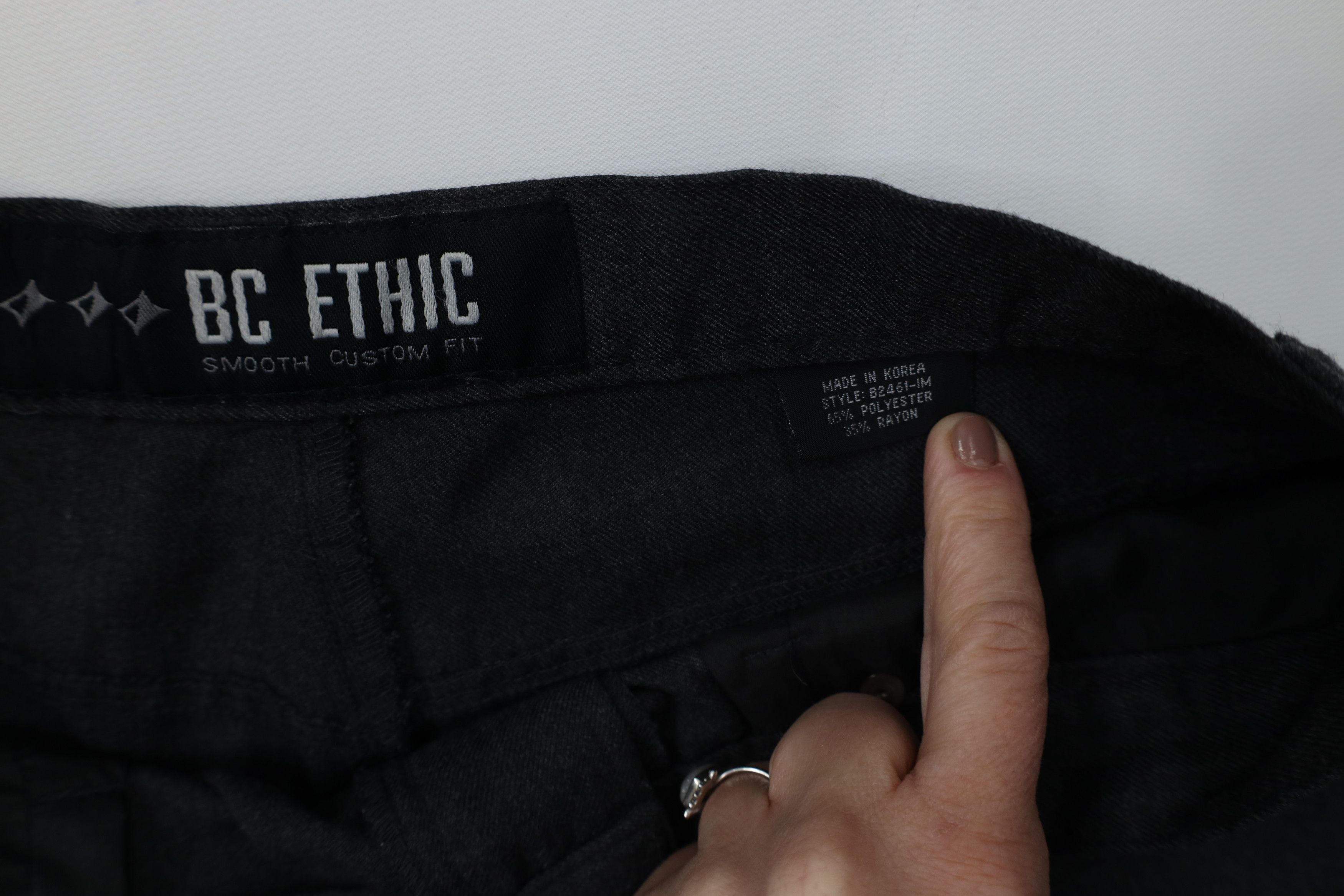 Vintage Vintage 90s Streetwear Wide Leg Chino Pants Trousers Gray Size US 34 / EU 50 - 7 Thumbnail