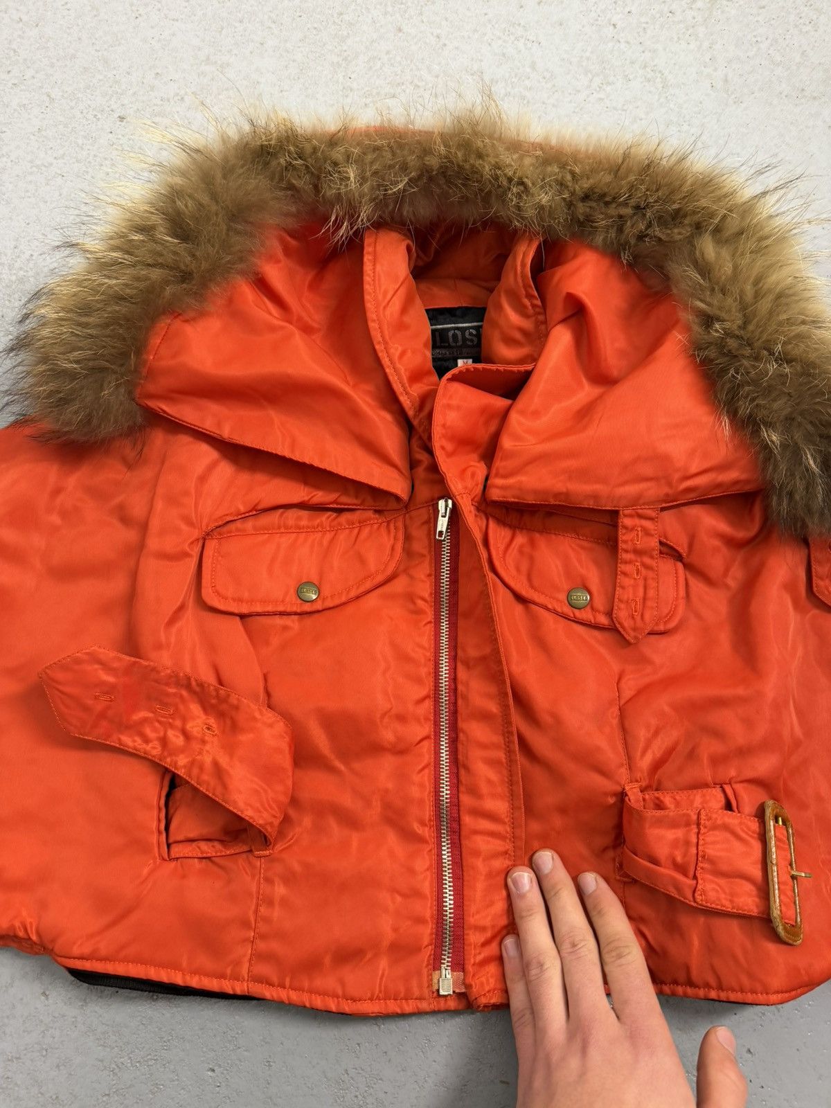CLOSED × Marithe + Francois Girbaud 80s Marithe Francouis Girbaud For Closed Fur Jacket Size M / US 6-8 / IT 42-44 - 15 Thumbnail