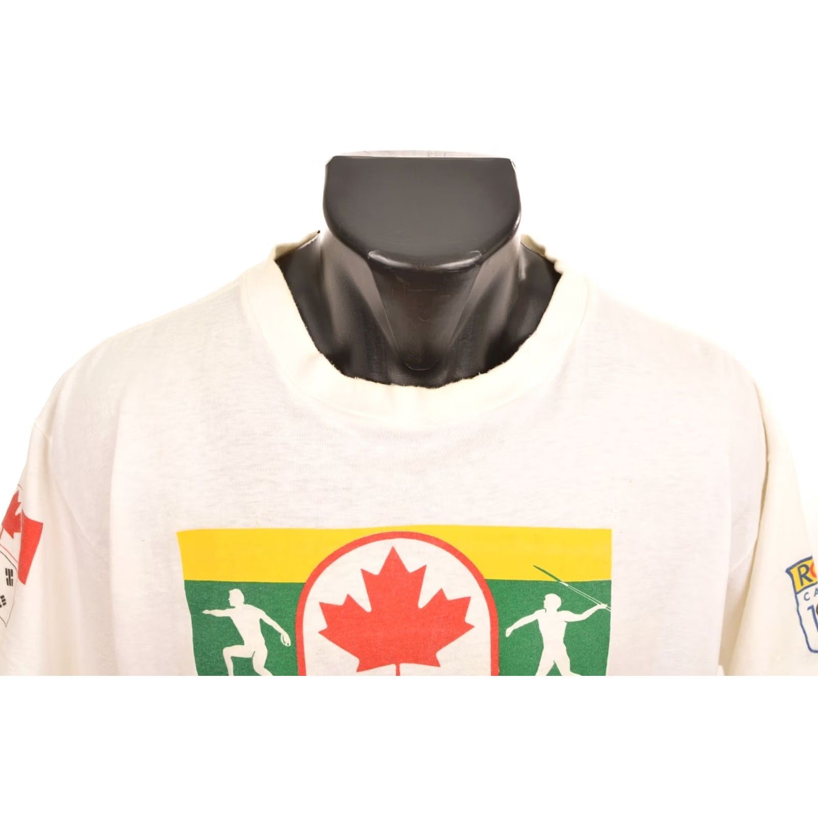 Roots VINTAGE Roots Canadian Olympic Team Seoul Korea 1988 T-Shirt Tee XL White Mens Size US XL / EU 56 / 4 - 2 Thumbnail
