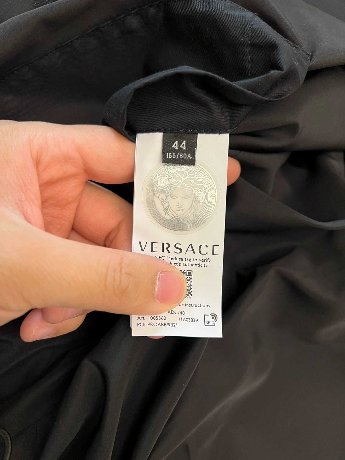 Versace Versace Classic Logo Paneled Jacket Size 44 (Fits 50) Size US S / EU 44-46 / 1 - 8 Thumbnail