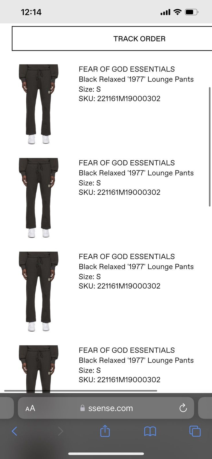 Fear of God Fear Of God Essentials 1977 Relaxed Fit Sweatpants Iron (S) Size US 30 / EU 46 - 10 Thumbnail