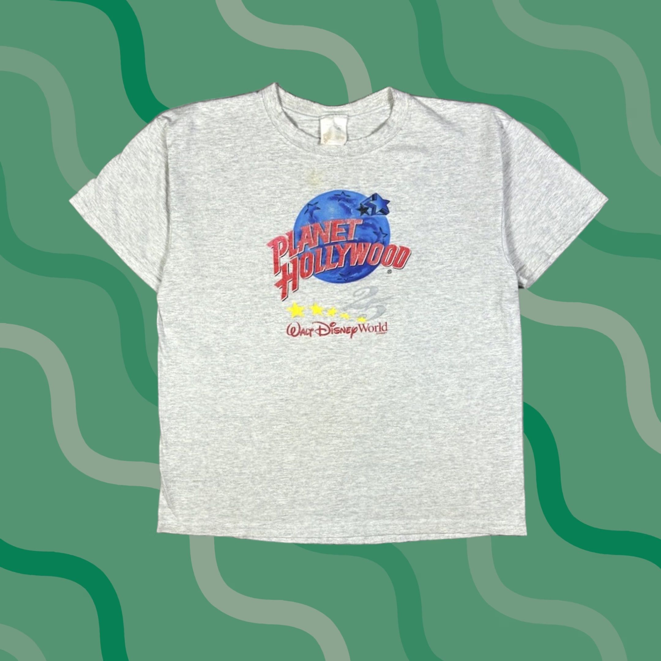 Planet Hollywood VINTAGE Planet Hollywood Graphic Tee Shirt L Gray 90s USA Mens Size US L / EU 52-54 / 3 - 1 Thumbnail