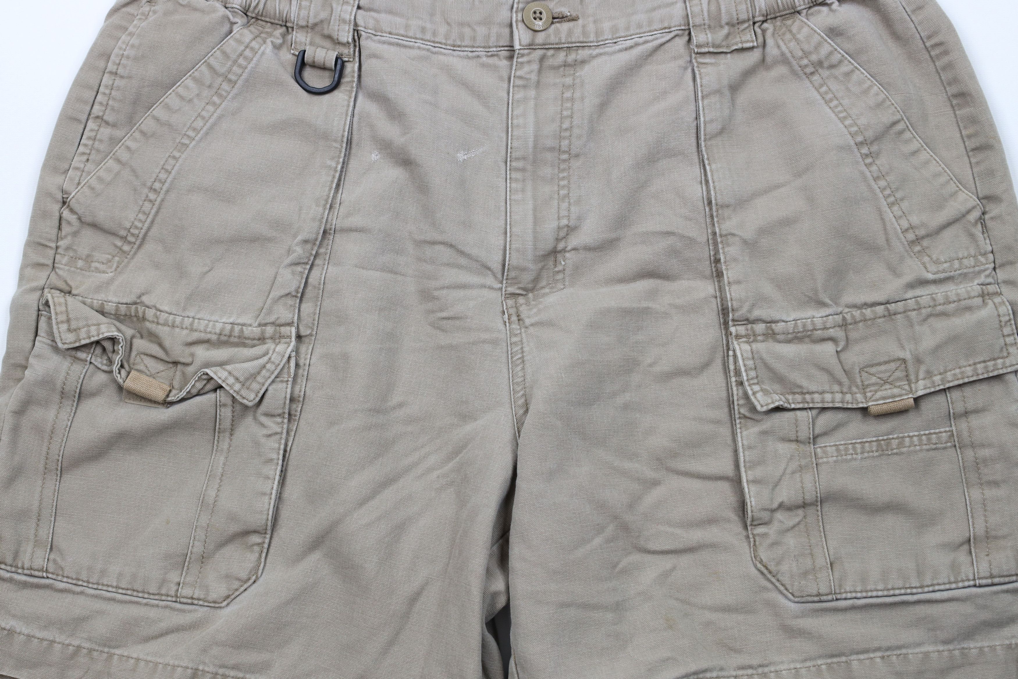 Columbia × Vintage Vintage Columbia Above Knee Cargo Shorts Beige Cotton Size US 36 / EU 52 - 3 Thumbnail