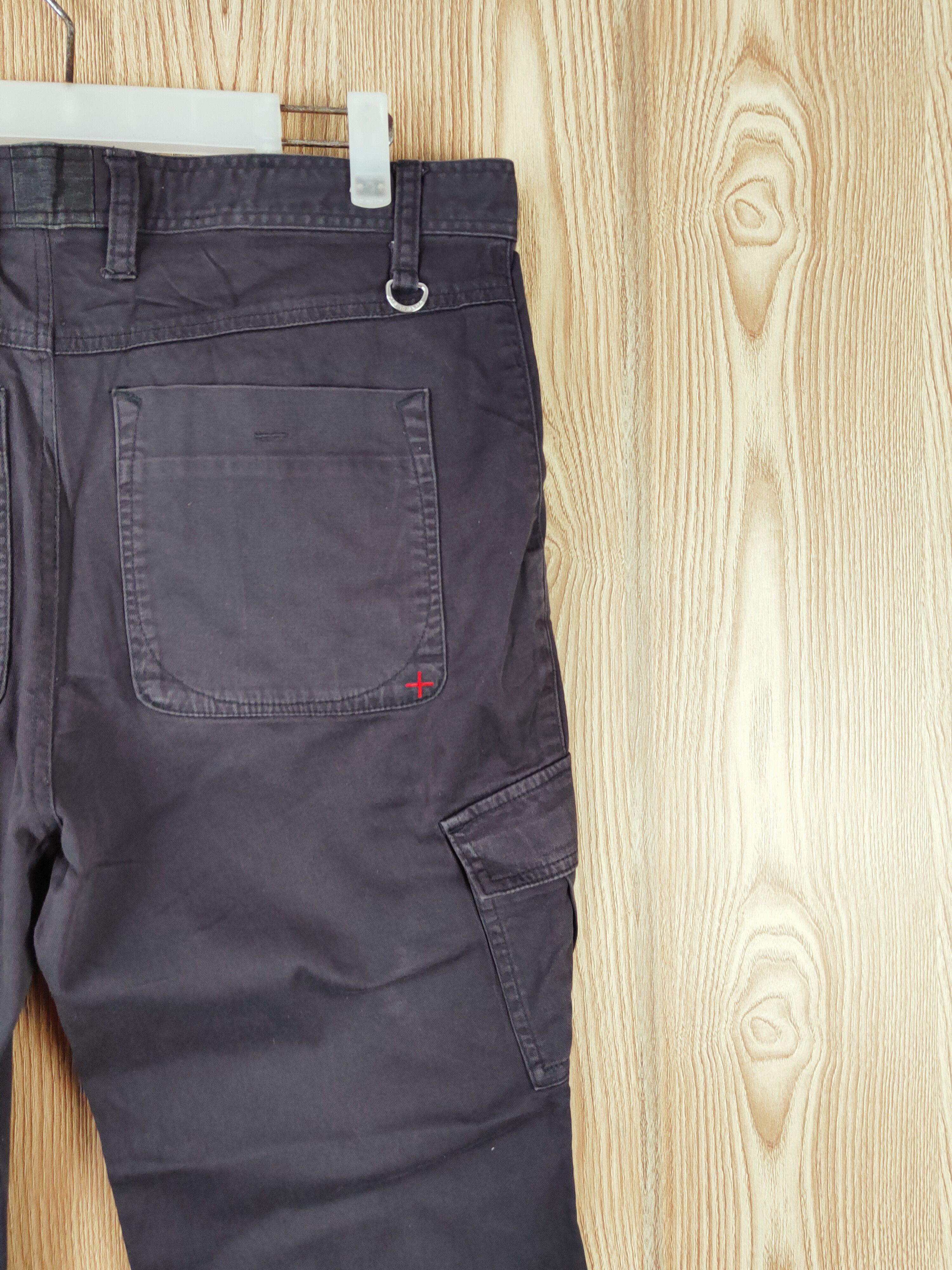 Japanese Brand Castelbajac Dark Blue Multipocket Tactical Cargo Pants #W275 Size US 35 - 11 Thumbnail