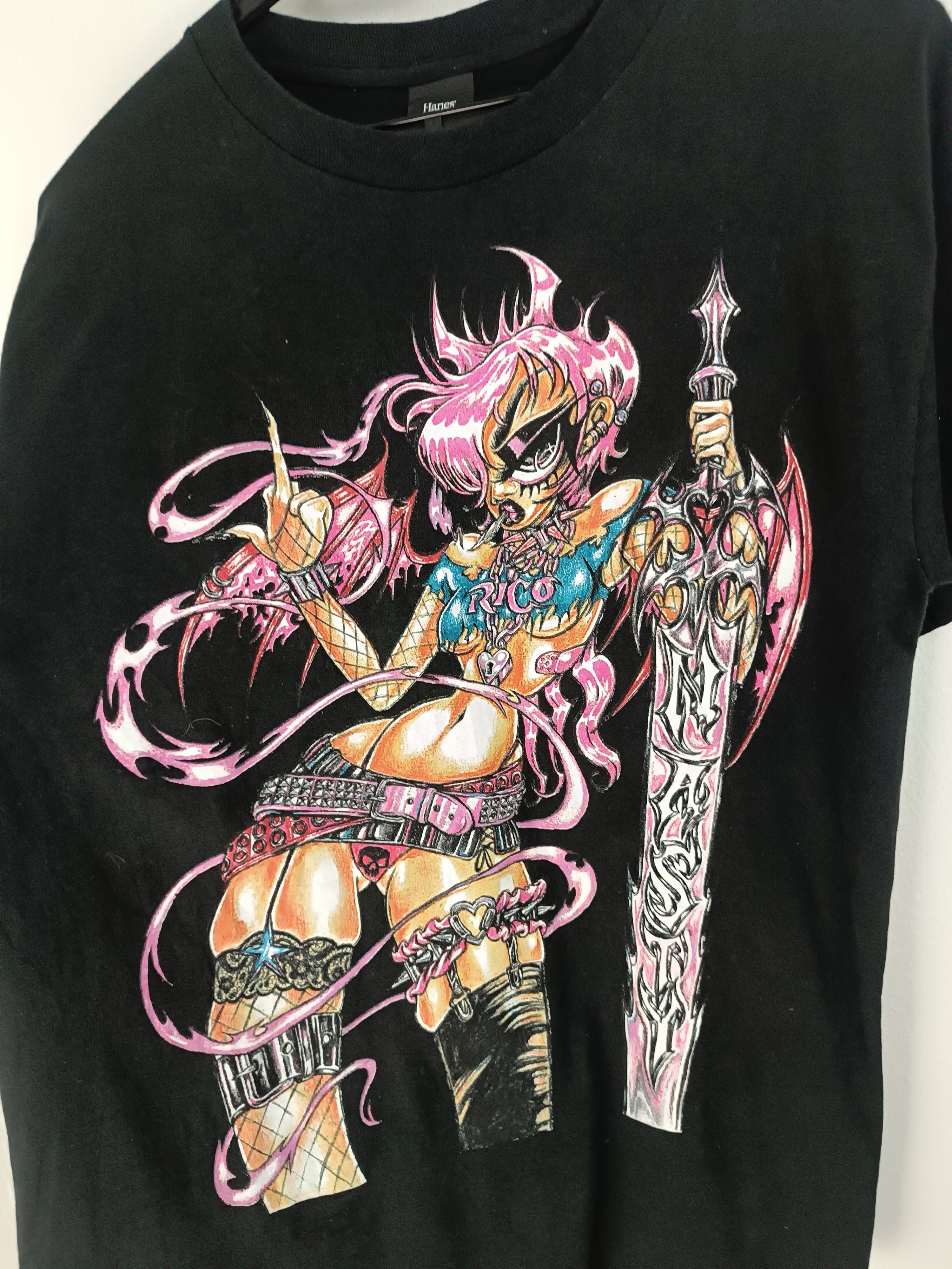 Rap Tees RICO NASTY 2023 TOUR TEE RARE DESIGN SEXY ADULTS ANIME Size US S / EU 44-46 / 1 - 10 Thumbnail