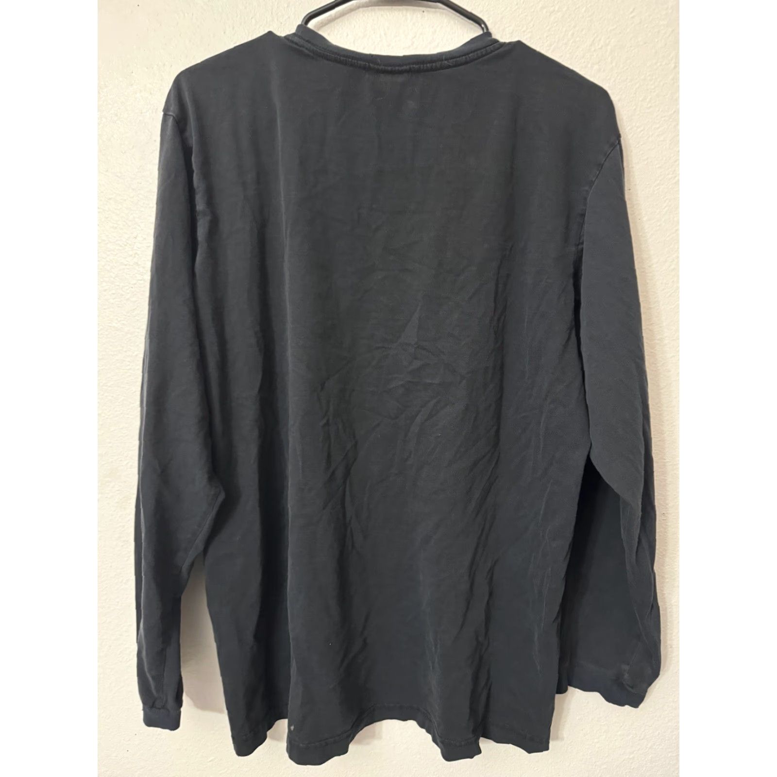 Nautica VINTAGE Nautica Competition T-Shirt Long Sleeve Shirt Men M Black Logo Graphic Print Modern Size US M / EU 48-50 / 2 - 2 Thumbnail