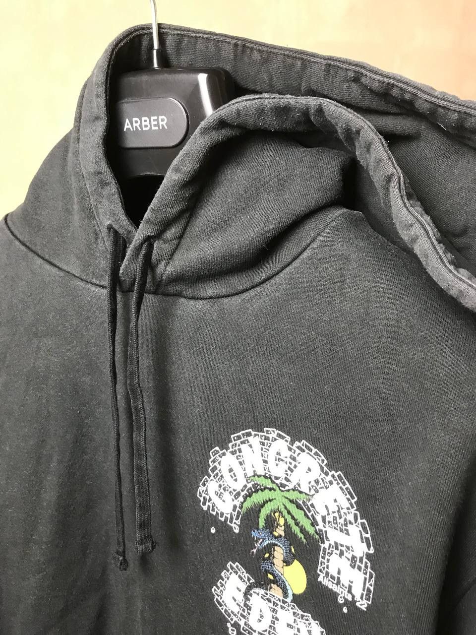 Allsaints 🔥 Allsaints Concrete Eden Washed Graphic Hoodie Sweatshirt Size US M / EU 48-50 / 2 - 8 Thumbnail
