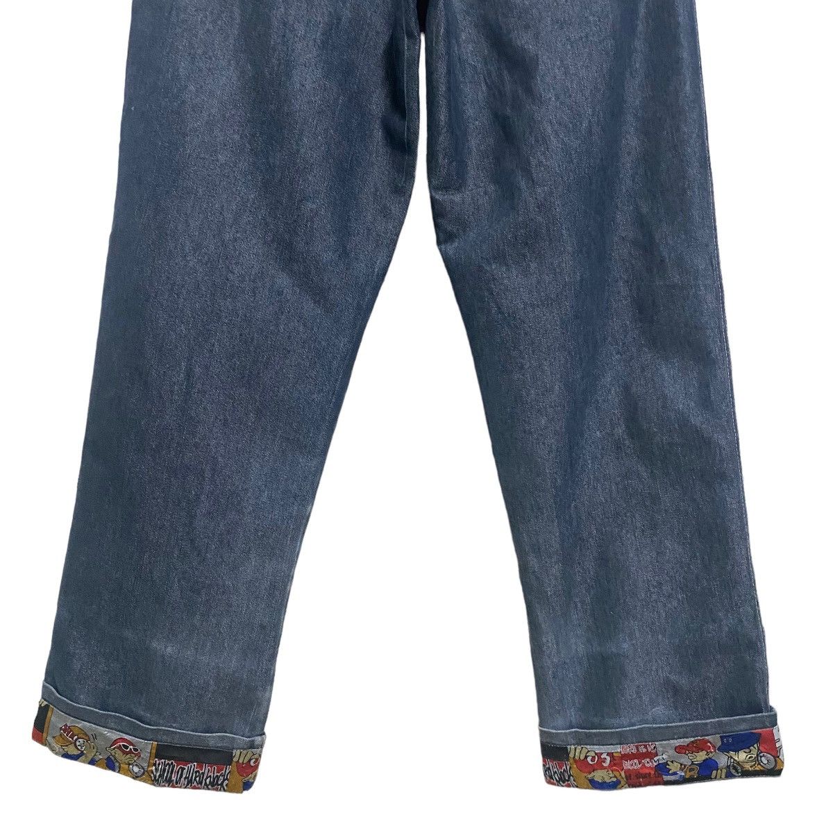 JNCO Vintage SOHK School Of Hard Knocks Denim Baggy Pants Size US 31 - 13 Thumbnail