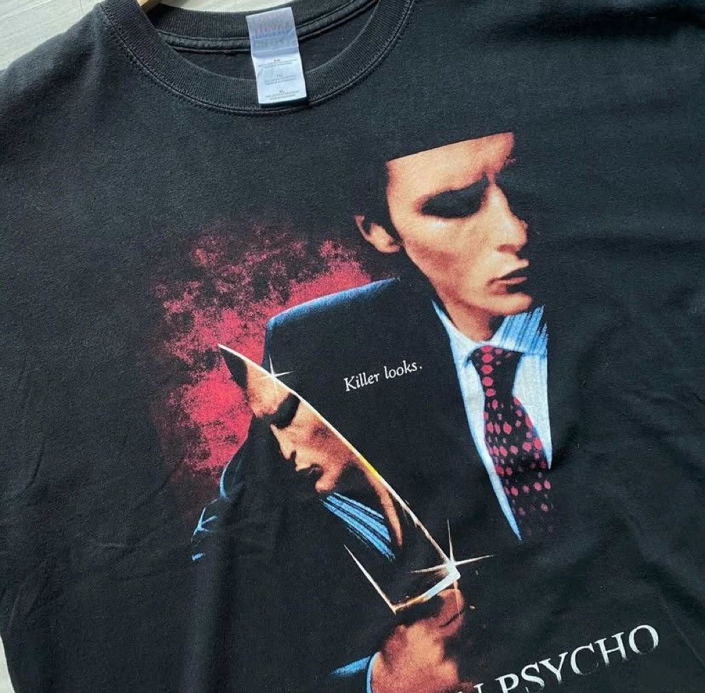 Japanese Brand × Vintage American Psycho Vintage T-Shirt Size US XL / EU 56 / 4 - 4 Thumbnail