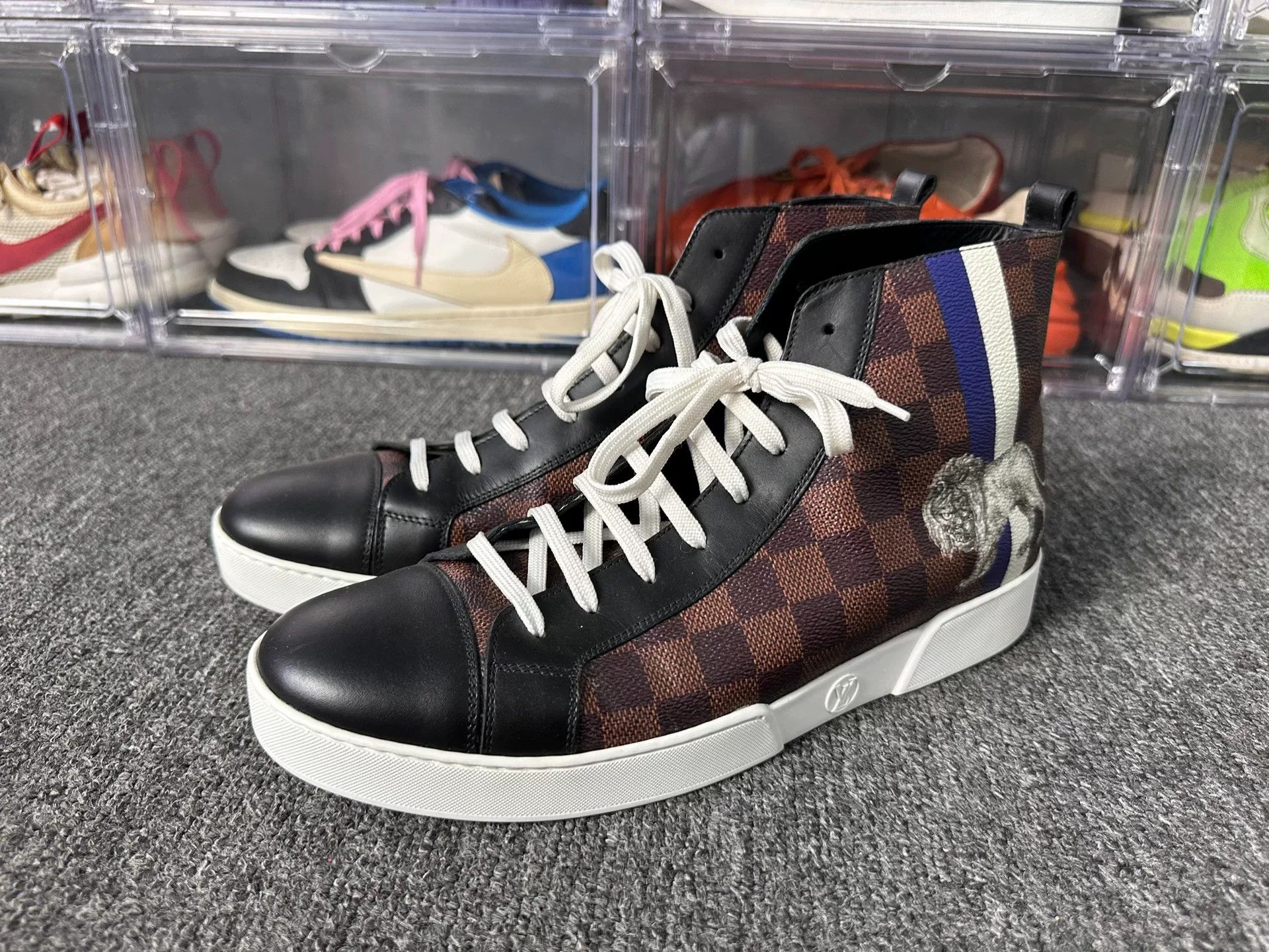 Louis Vuitton Louis Vuitton Rare Multi Hitop Sneakers 9 Men Size US 9 / EU 42 - 1 Thumbnail