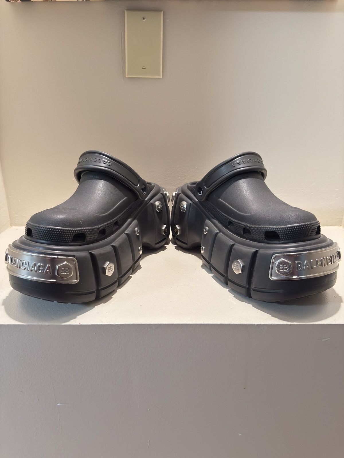 Balenciaga × Crocs Balenciaga Hardcrocs | Grailed