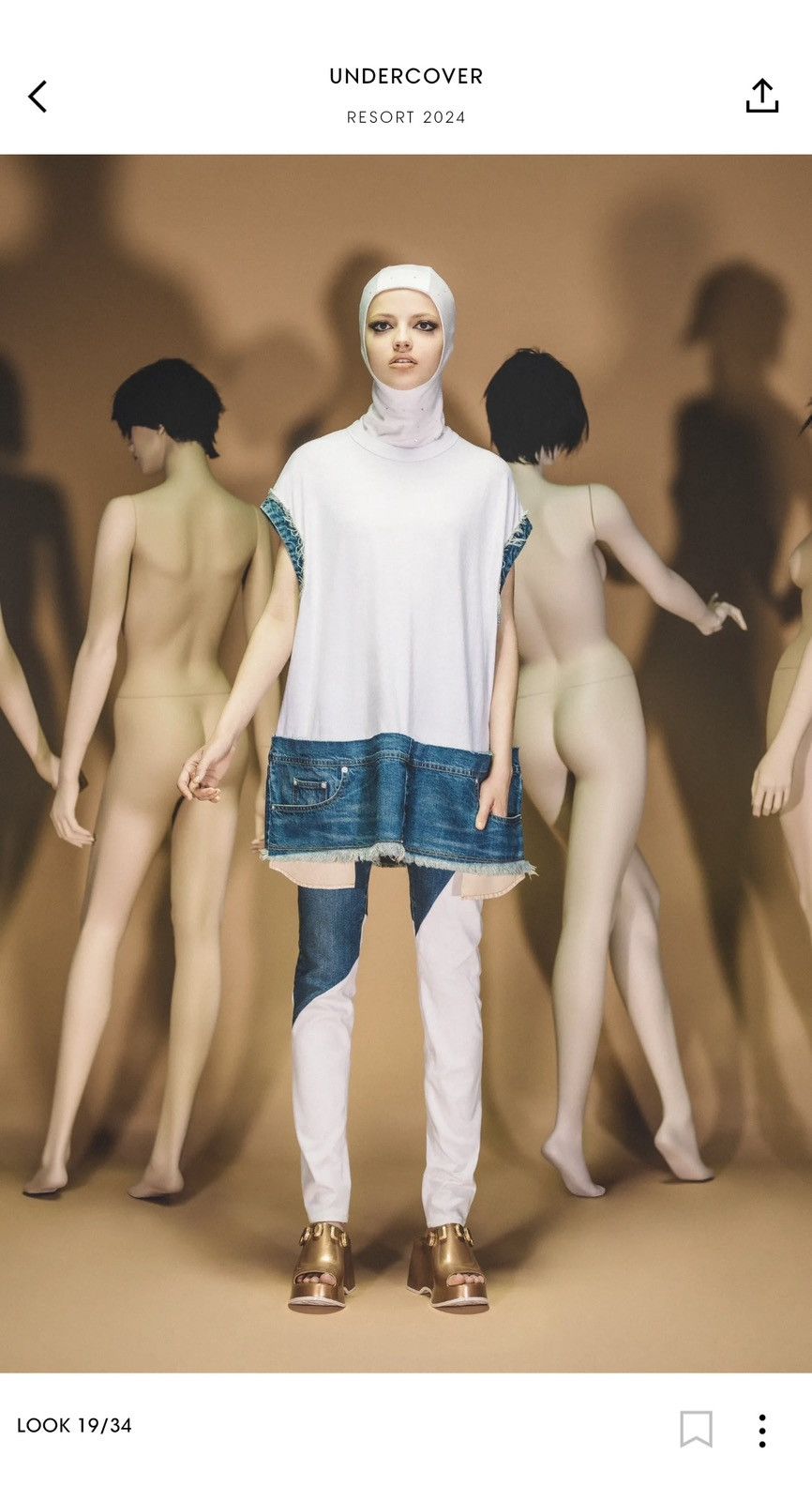 Jun Takahashi × Undercover Undercover resort 2024 mini dress /top Size S / US 4 / IT 40 - 1 Thumbnail