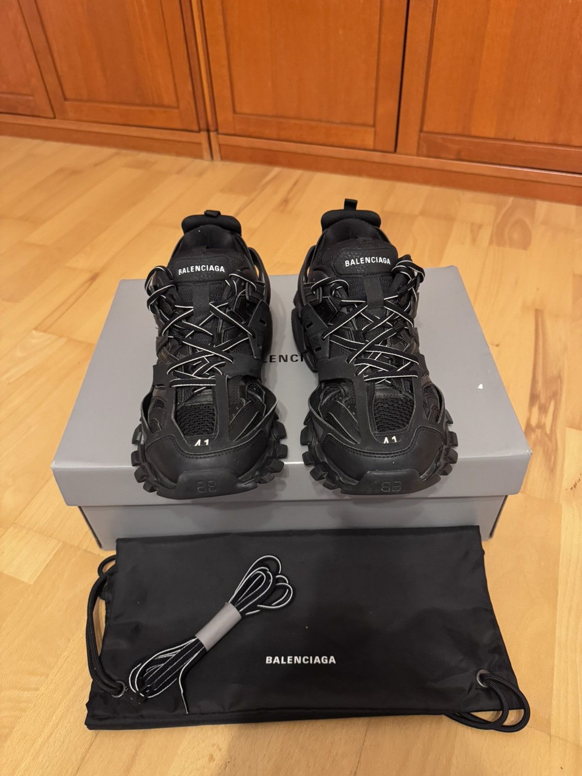 Balenciaga Balenciaga Track Triple Black Size US 8 / EU 41 - 7 Thumbnail