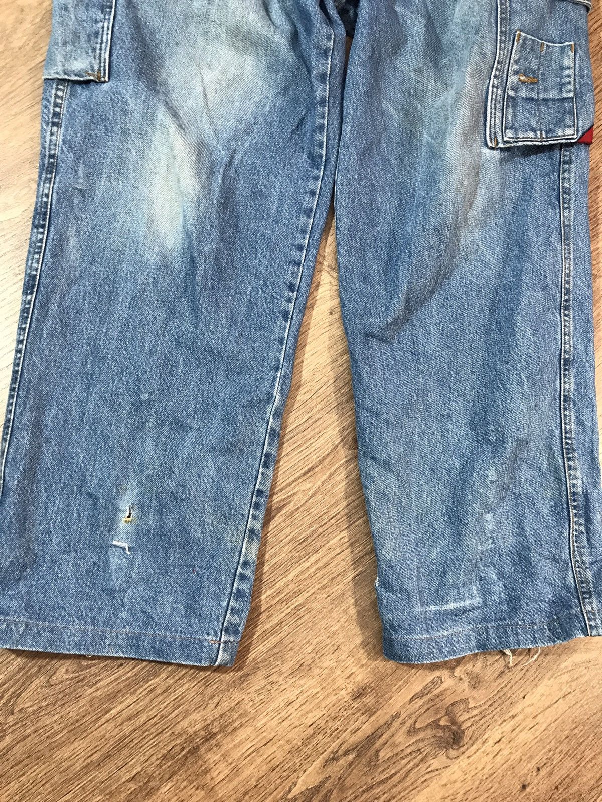 Japanese Brand × Vintage Vintage Distressed Denim Rap Pants Jeans Size US 40 / EU 56 - 2 Thumbnail
