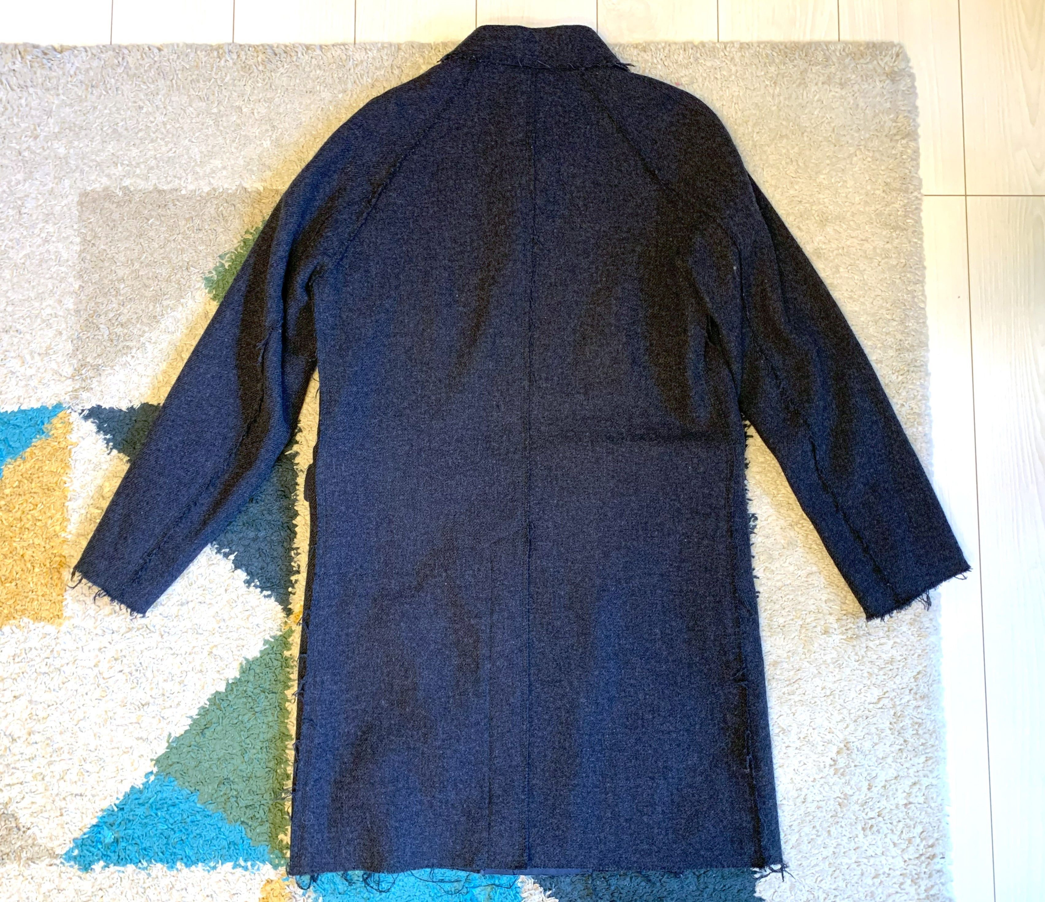 Undercover Undercover 2015aw raw seam wool coat, size 3 (M) Size US M / EU 48-50 / 2 - 9 Thumbnail