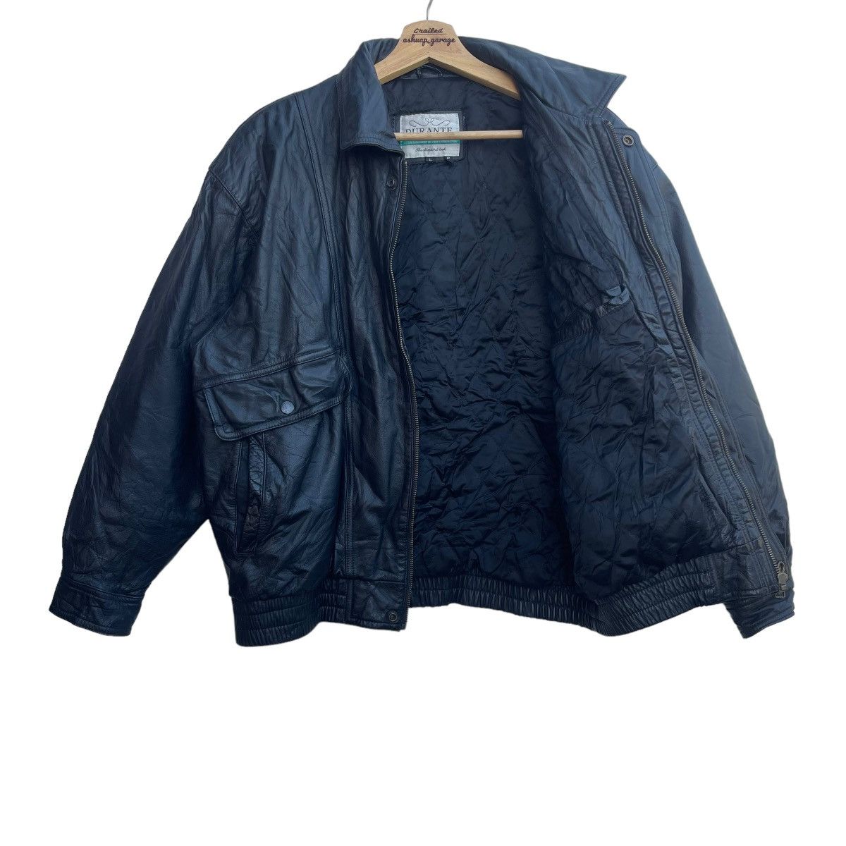 Vintage Japanese Brand Durante Leather Jacket