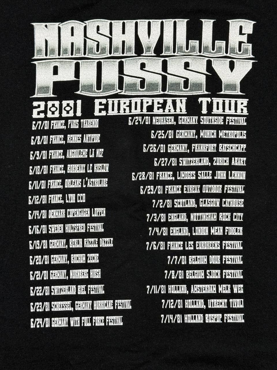 Band Tees Rare Vintage Nashville Pussy Rock Tee 2001 T Shirt Size US M / EU 48-50 / 2 - 9 Thumbnail