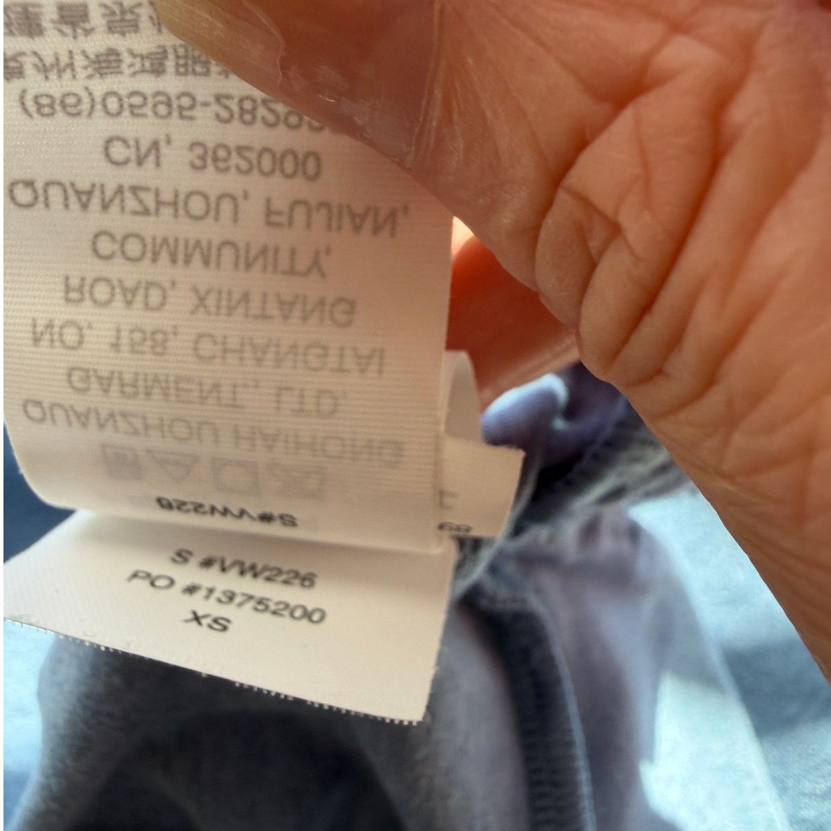 Vuori Vuori Blue Hooded Crop Sweater XS Light Long Sleeve Pullover Size XS / US 0-2 / IT 36-38 - 12 Thumbnail