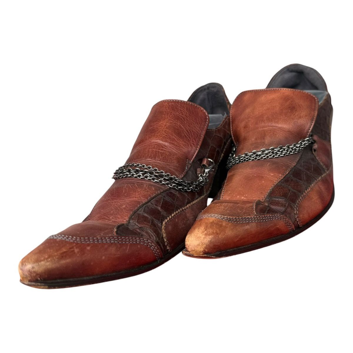 Tornado Mart Vintage Tornado Mart Leather Bondage Boots Size US 7.5 / EU 40-41 - 6 Thumbnail