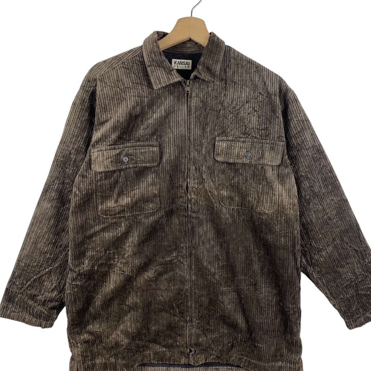 Kansai Yamamoto Vintage KANSAI YAMAMOTO JEANS Collection Denim Jacket Trench Size US M / EU 48-50 / 2 - 3 Thumbnail