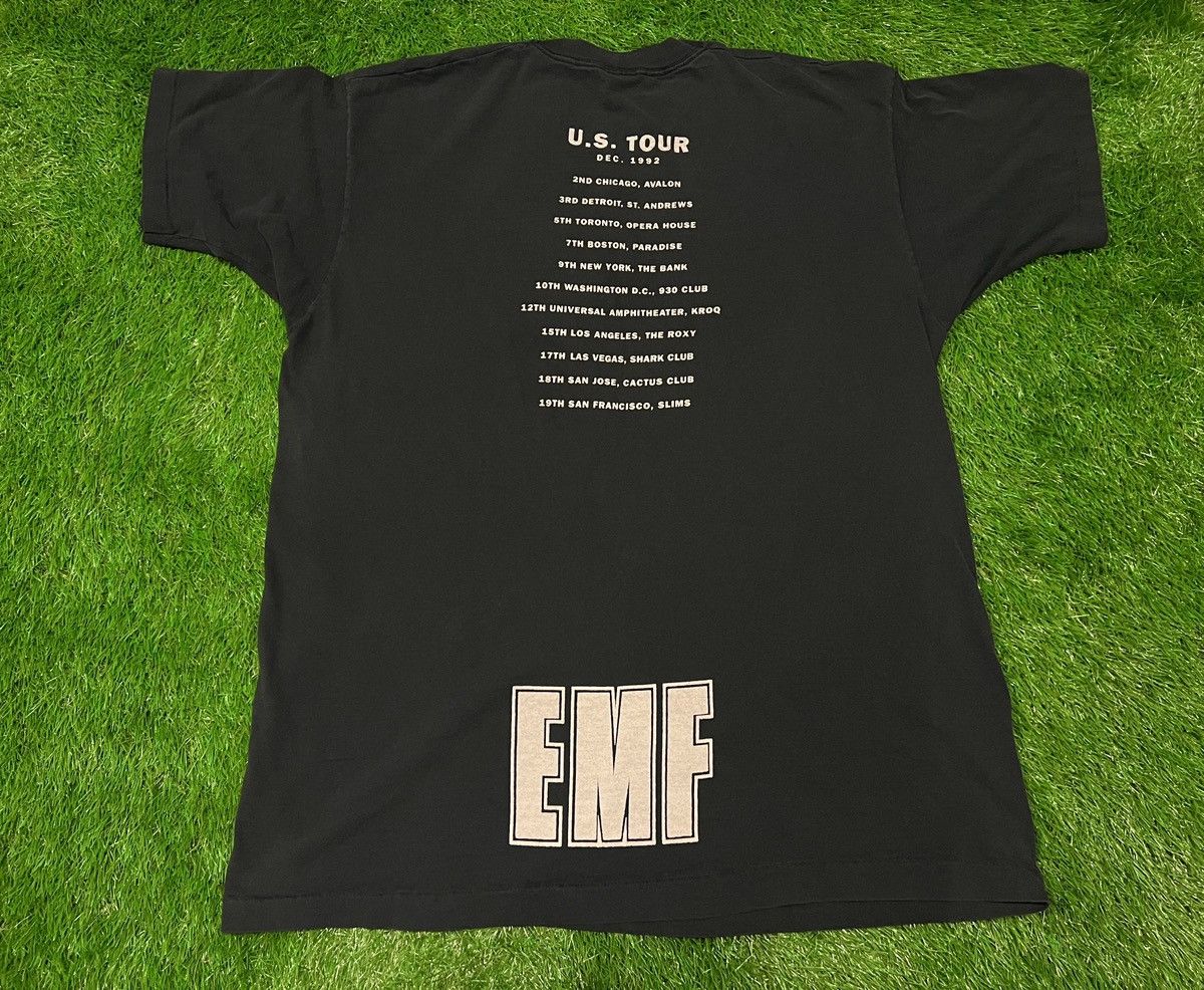Band Tees RARE OFFICIAL EMF - Stigma 1992 U.S Tour Double Sided Shirt Size US XL / EU 56 / 4 - 6 Thumbnail