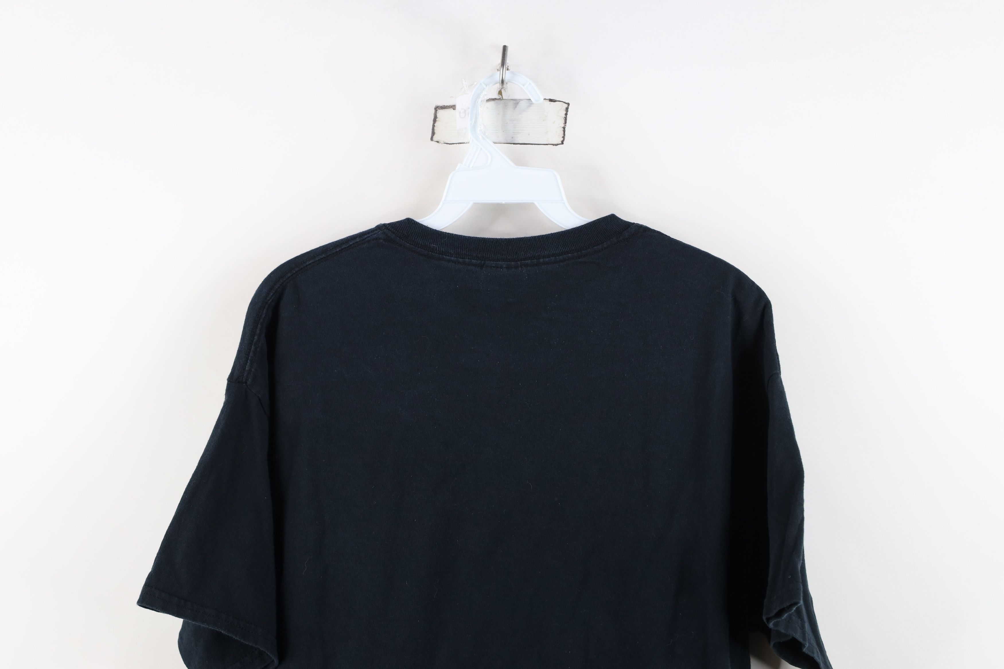 Vintage Vintage Y2K Streetwear Chopper Fire Flames T-Shirt Black Size US L / EU 52-54 / 3 - 13 Thumbnail