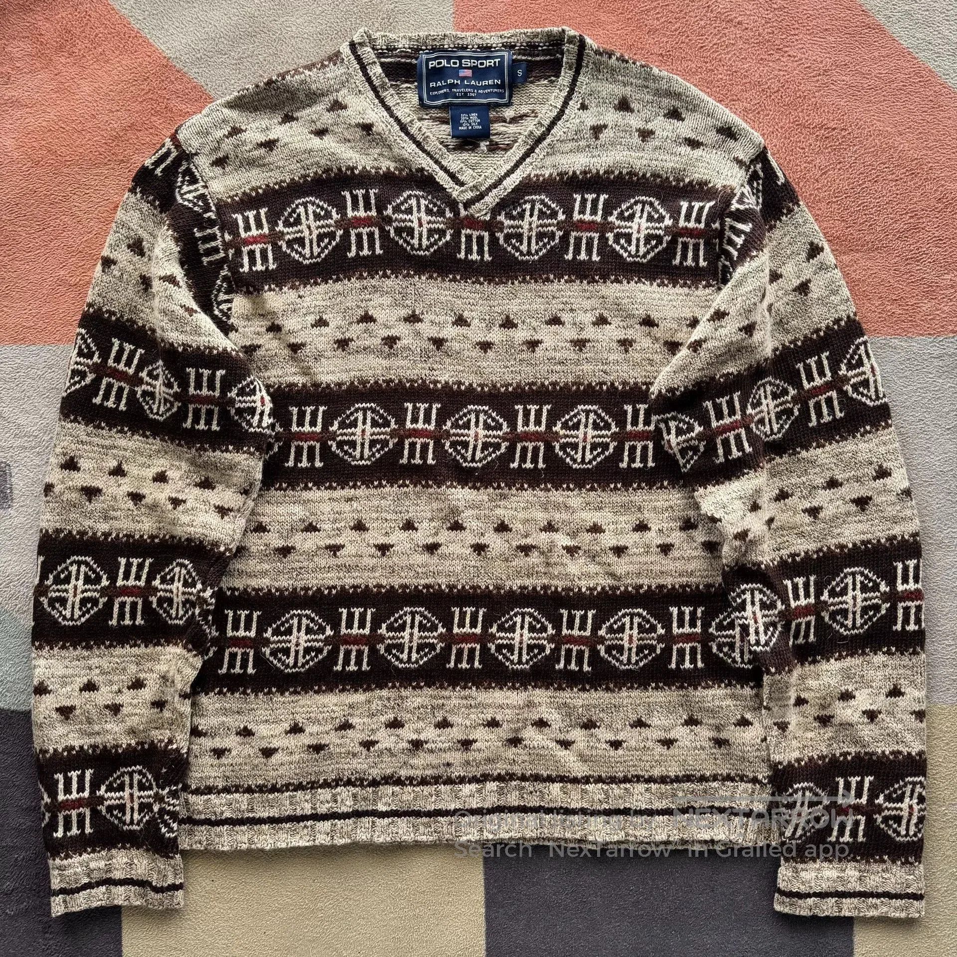 Ralph Lauren Sport Ralph Lauren Polo Sport Navajo Sweater. Size US S / EU 44-46 / 1 - 1 Thumbnail