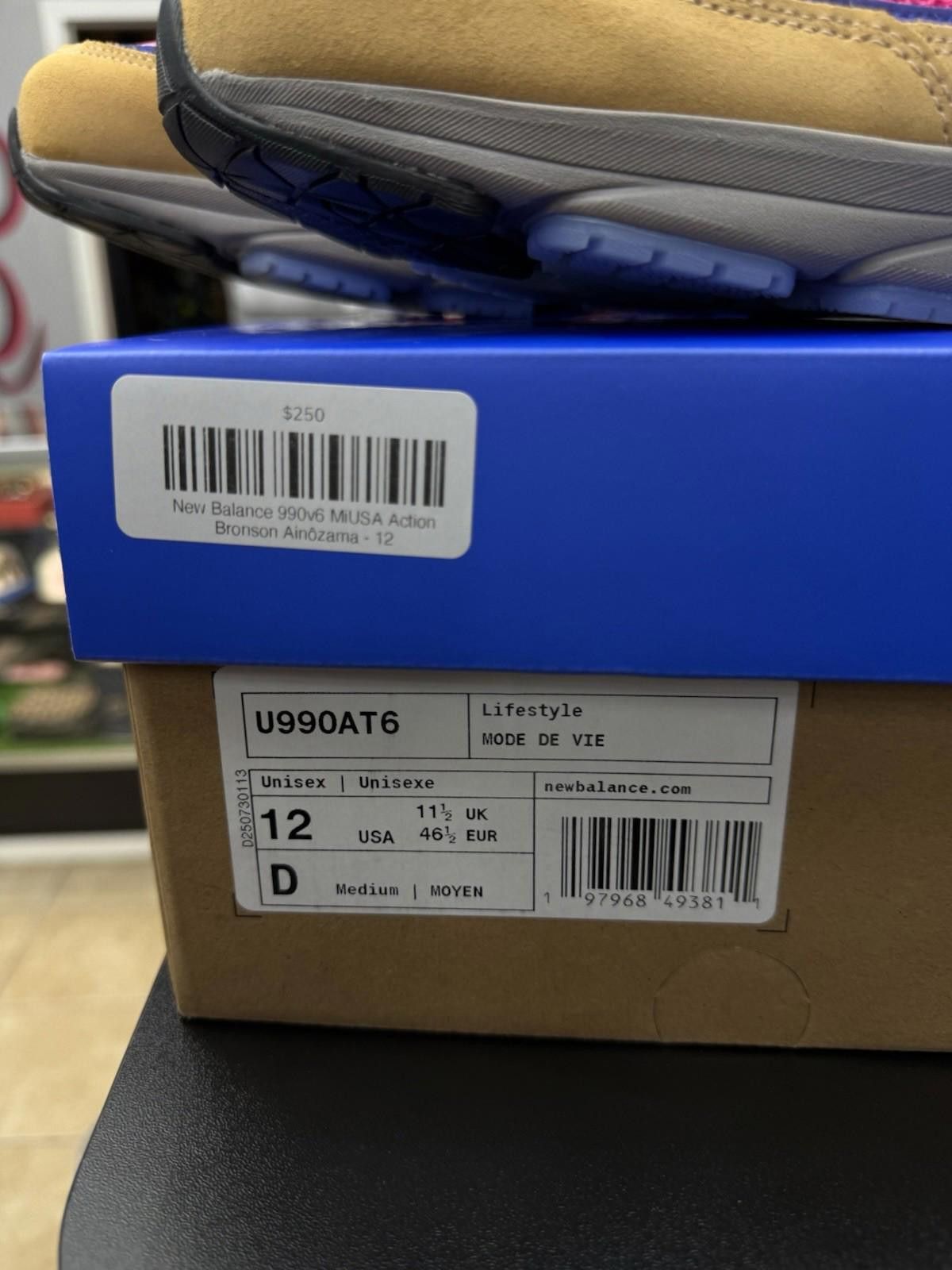 New Balance Action Bronson x New Balance 990V6 Ainozama Size 12 Size US 12 / EU 45 - 7 Thumbnail