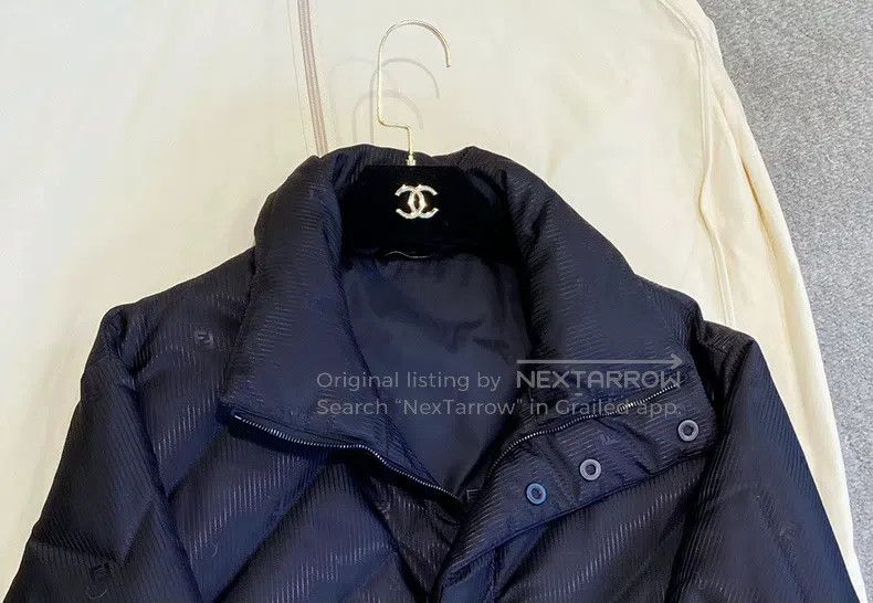 Fendi Fendi Striped Black Down Jacket Size US L / EU 52-54 / 3 - 4 Thumbnail