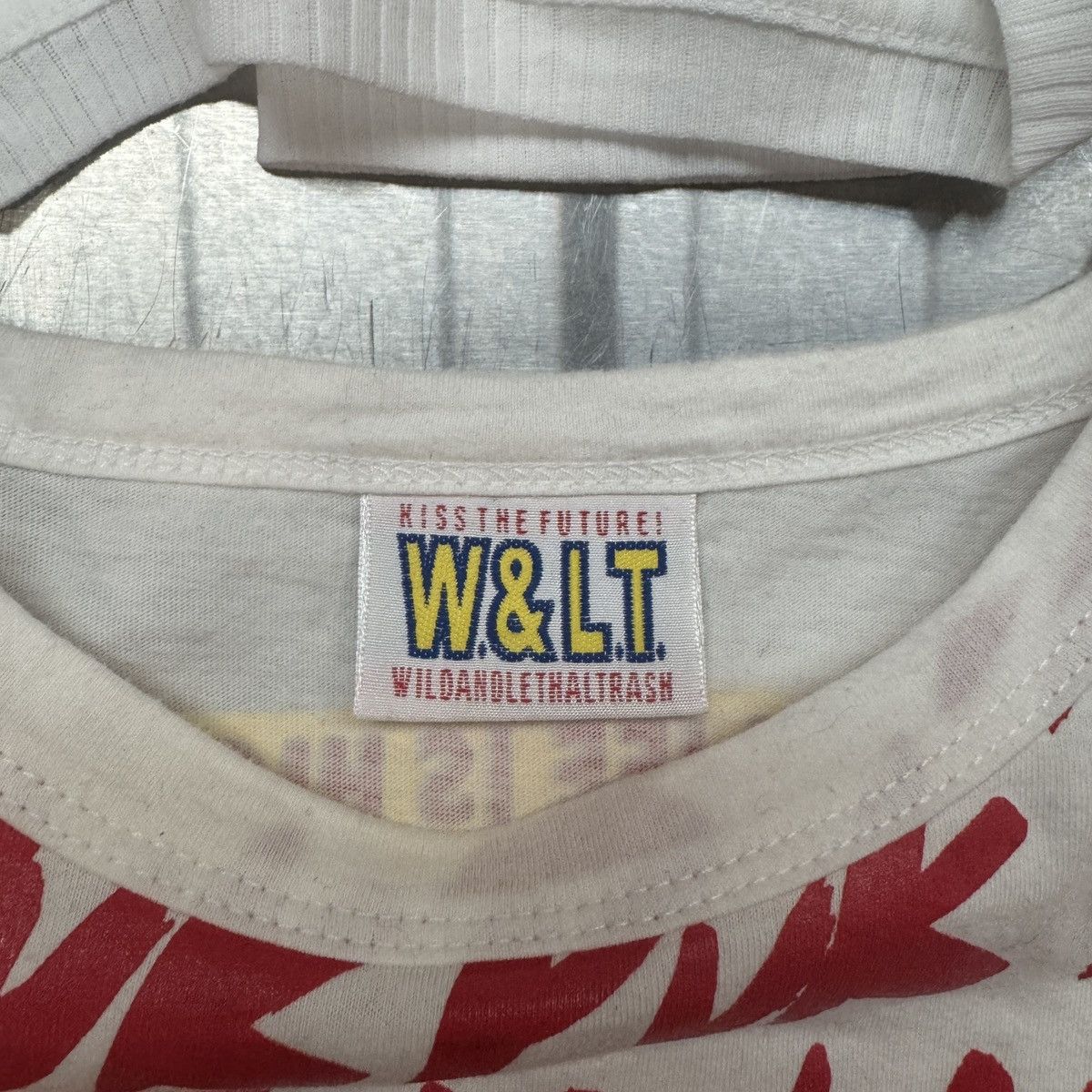 Walter Van Beirendonck W&LT "Life Is High" White Tee Size ONE SIZE - 3 Thumbnail