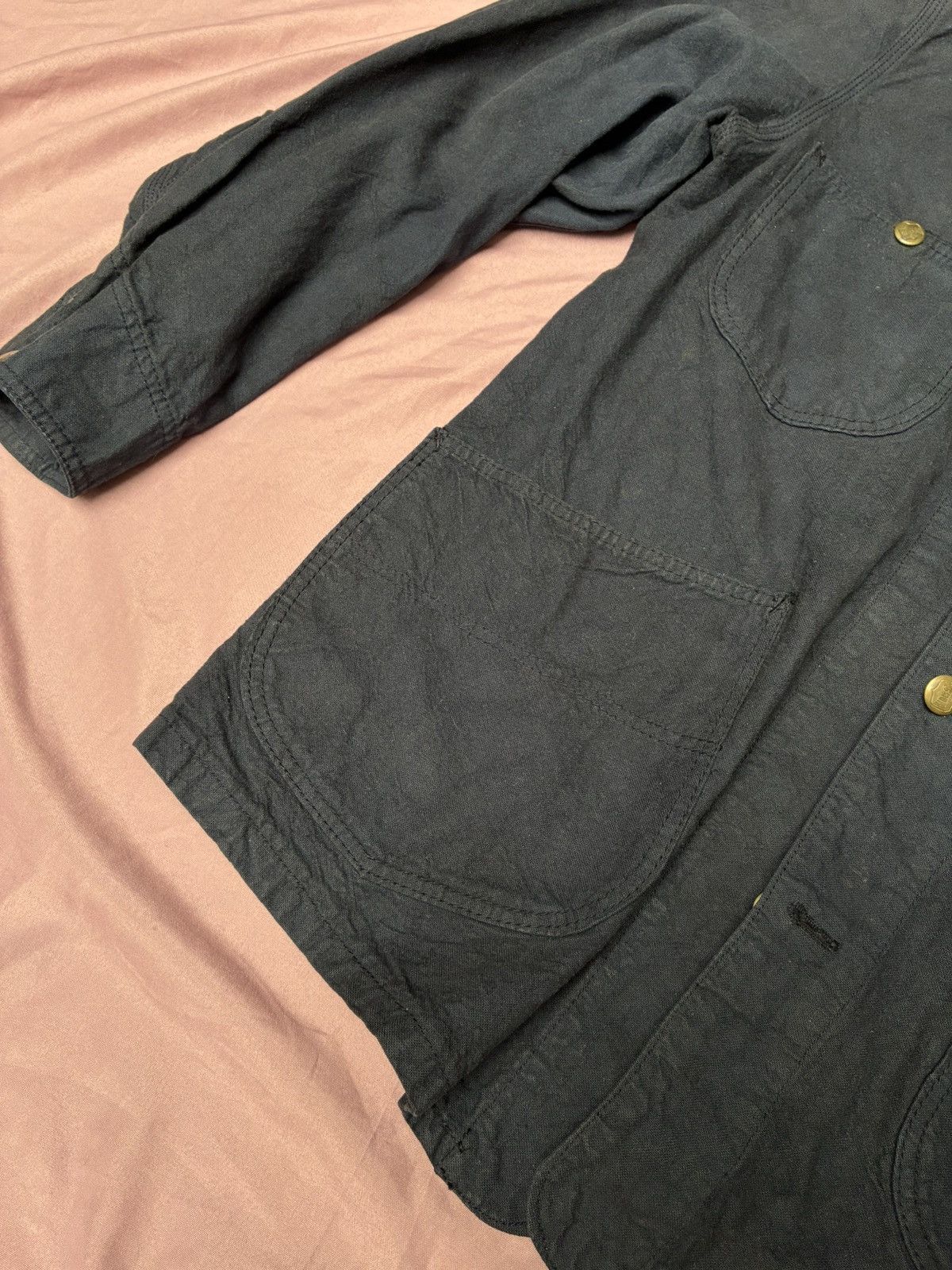 Other BIG SMITH VINTAGE 80s 70s NAVY CHORE JACKET Size US M / EU 48-50 / 2 - 5 Thumbnail