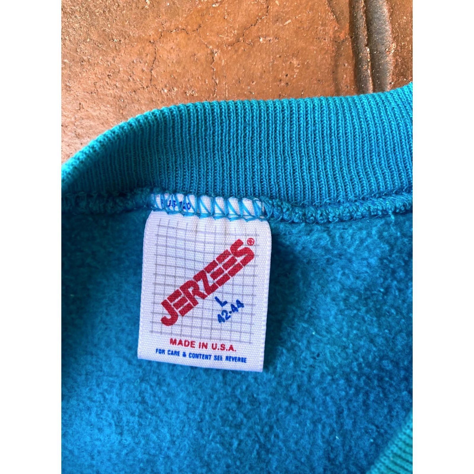 Jerzees VINTAGE 90s Alaska Eagle Souvenir Blue Crew Neck Sweatshirt Large USA Jerzees Crew Neck Sweatshirt Men’s Size US L / EU 52-54 / 3 - 2 Thumbnail