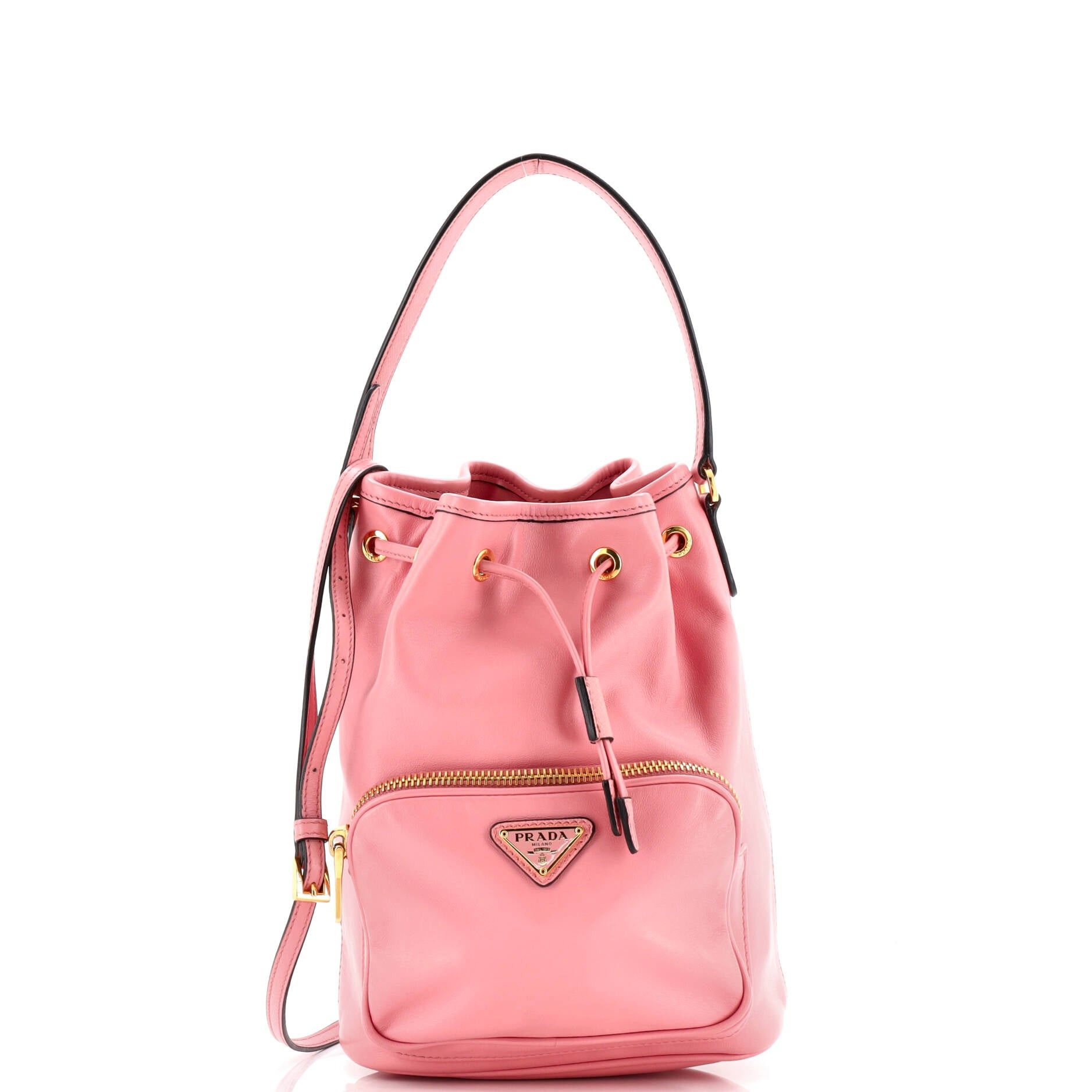Prada Drawstring Pocket Bucket Bag Size ONE SIZE - 1 Thumbnail