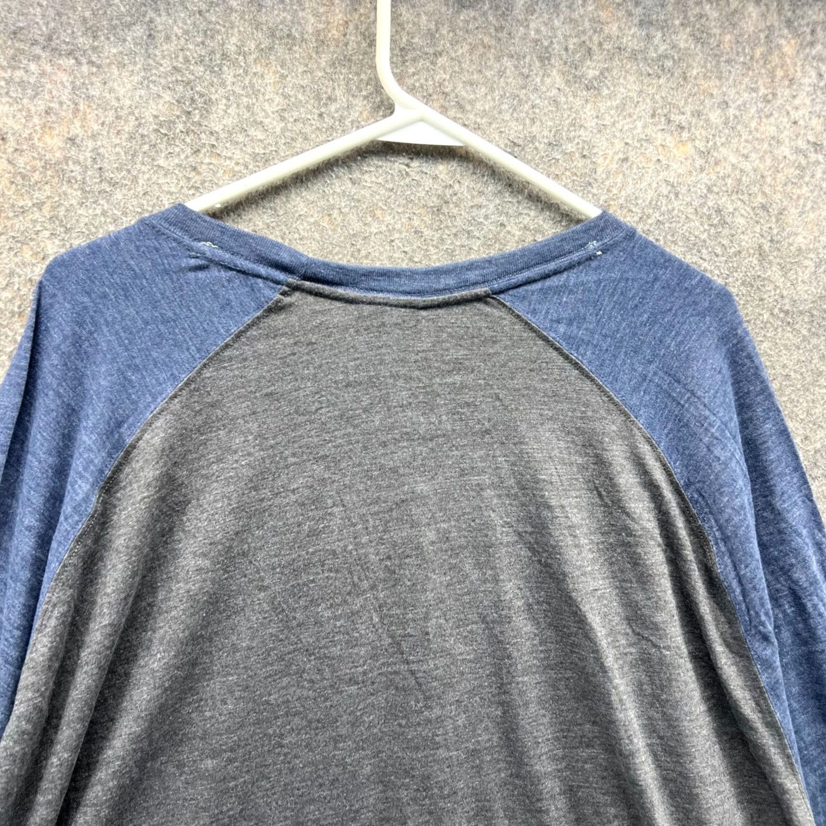 Harley Davidson Harley-Davidson Shirt Men 5XL Grey Blue 3/4 Sleeve Crewneck Motorcycle Logo T-Shirt Size US XXL / EU 58 / 5 - 7 Thumbnail